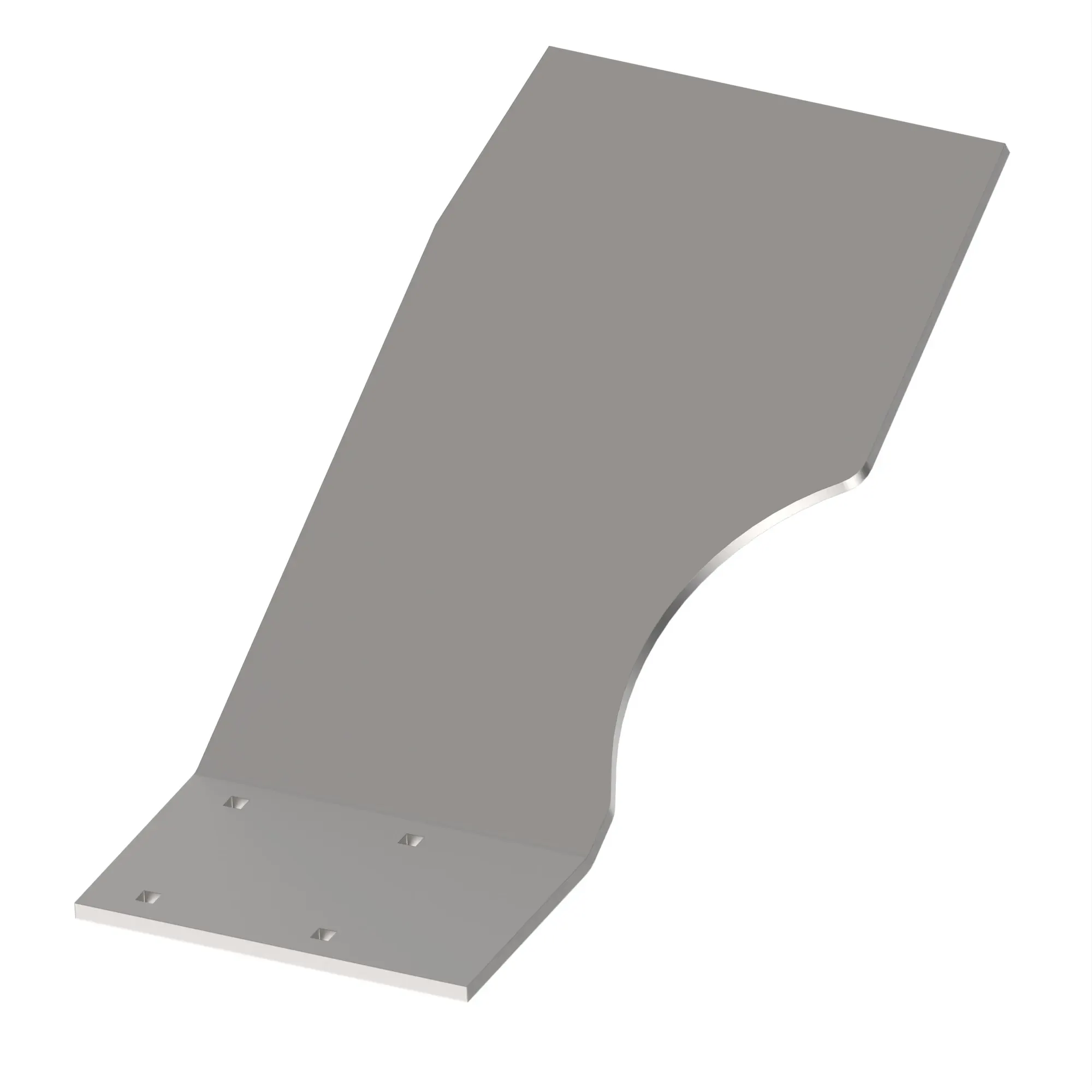 John Deere Outside Basecutter Left Side Deflector - CB01490502
