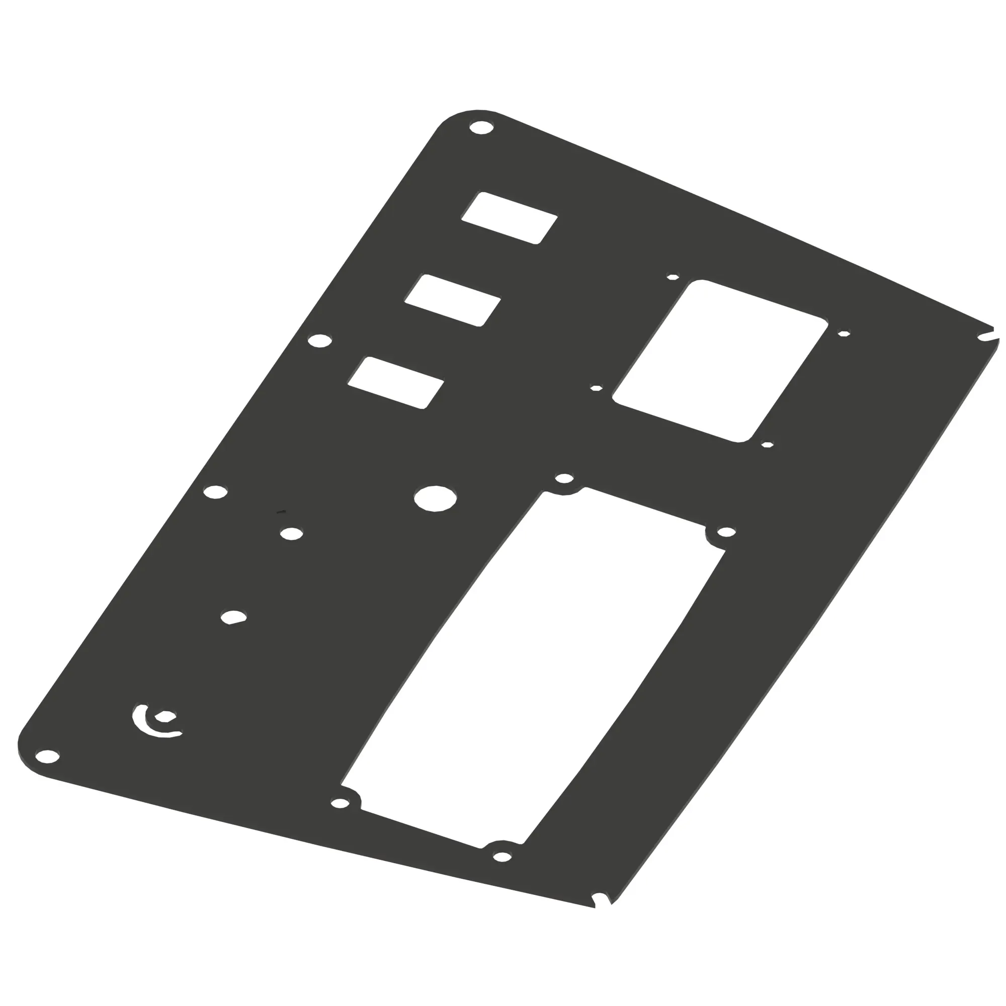 PANEL, INSTRUMENT BACKHOE EMU DESIGN