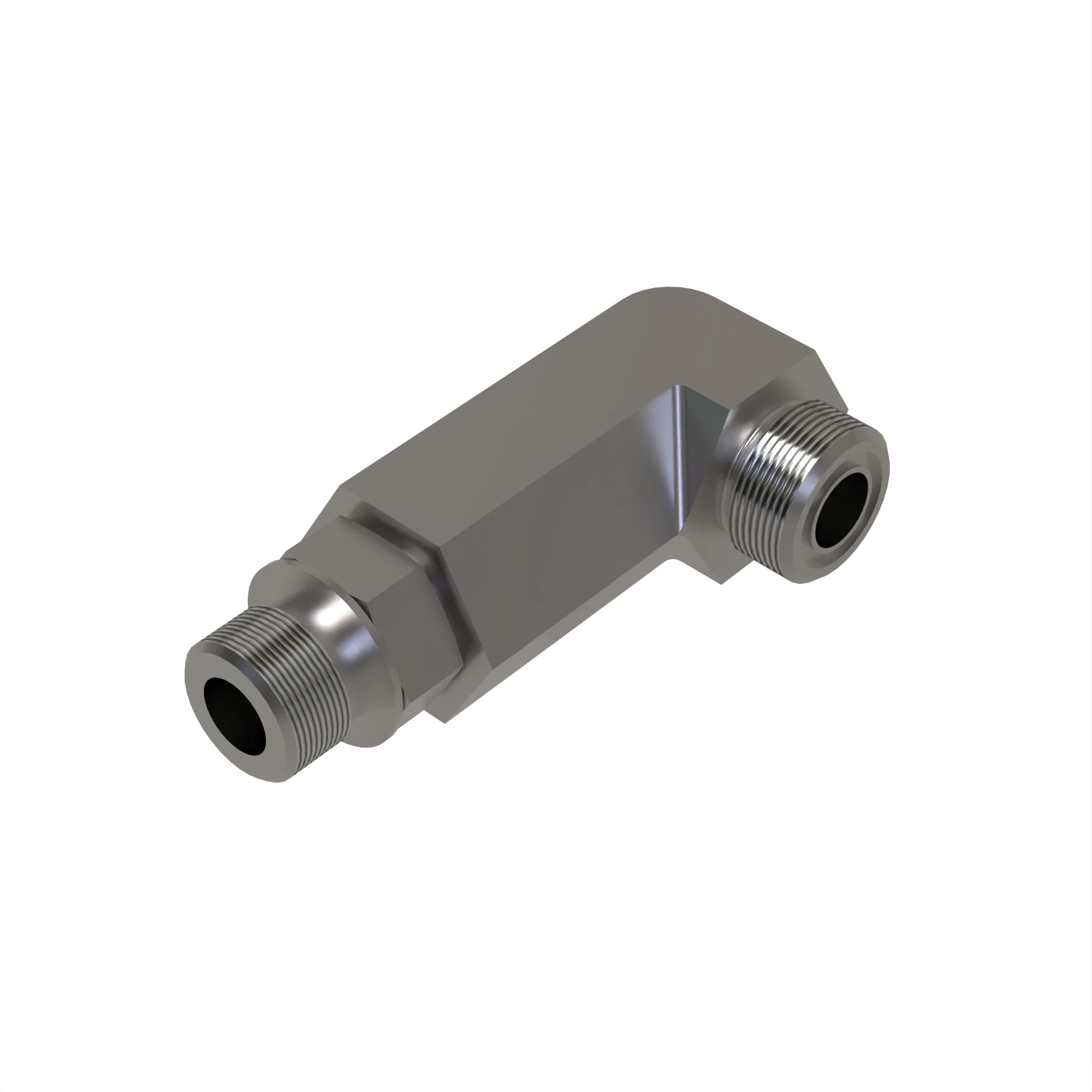90 DEG LONG STRAIGHT THREAD ELBOW