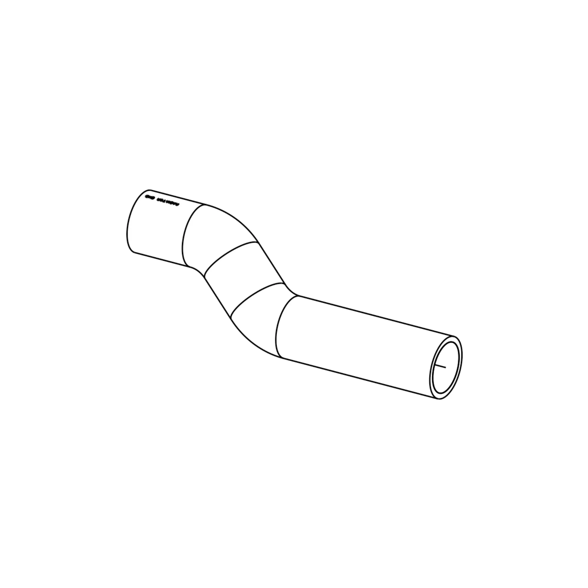 John Deere Upper Radiator Hose - T410842