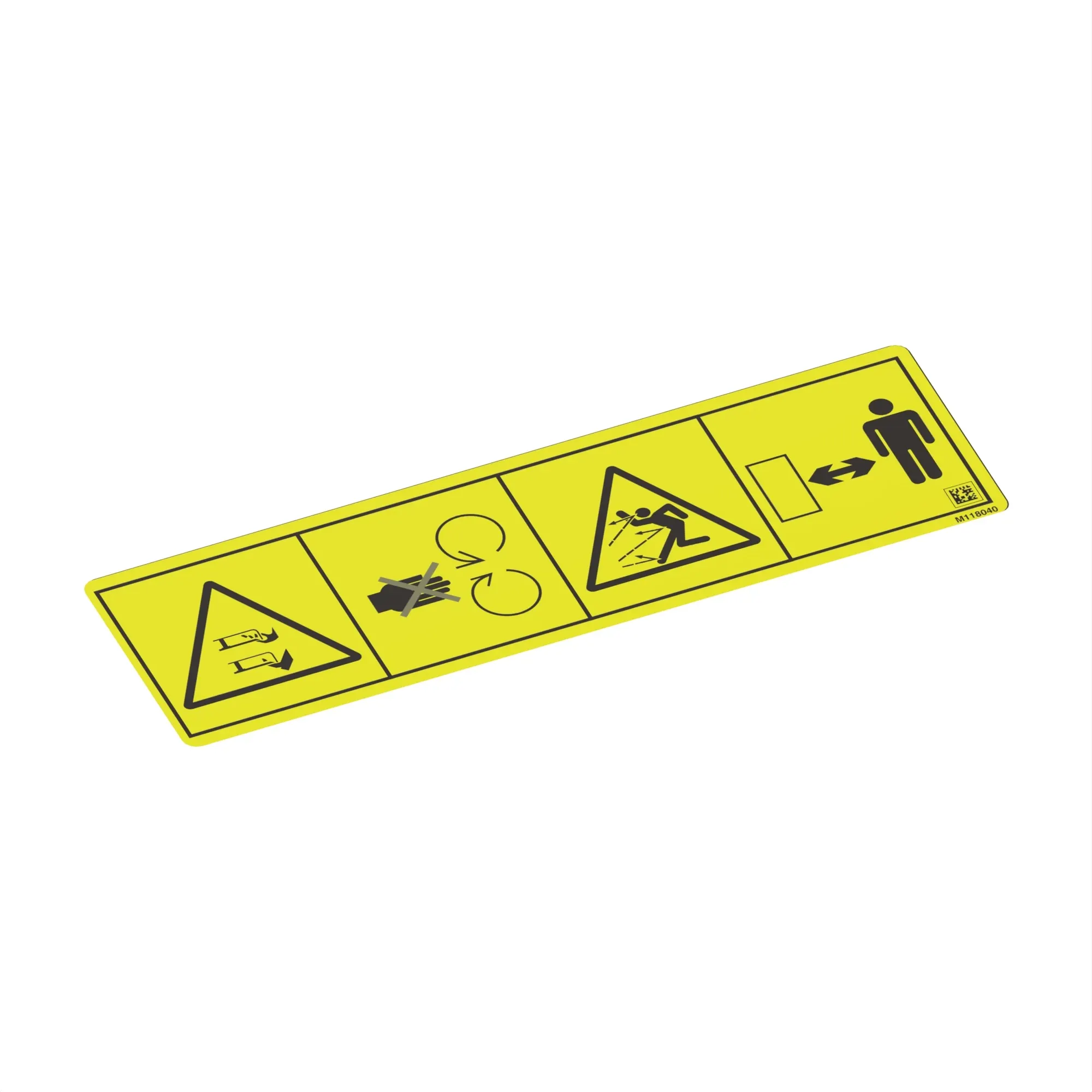 John Deere Safety Sign, Thrown Object Danger - M118040