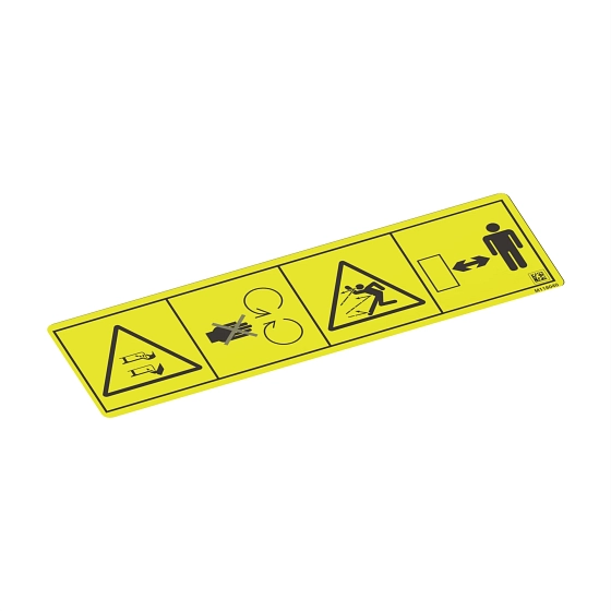 John Deere Safety Sign, Thrown Object Danger - M118040