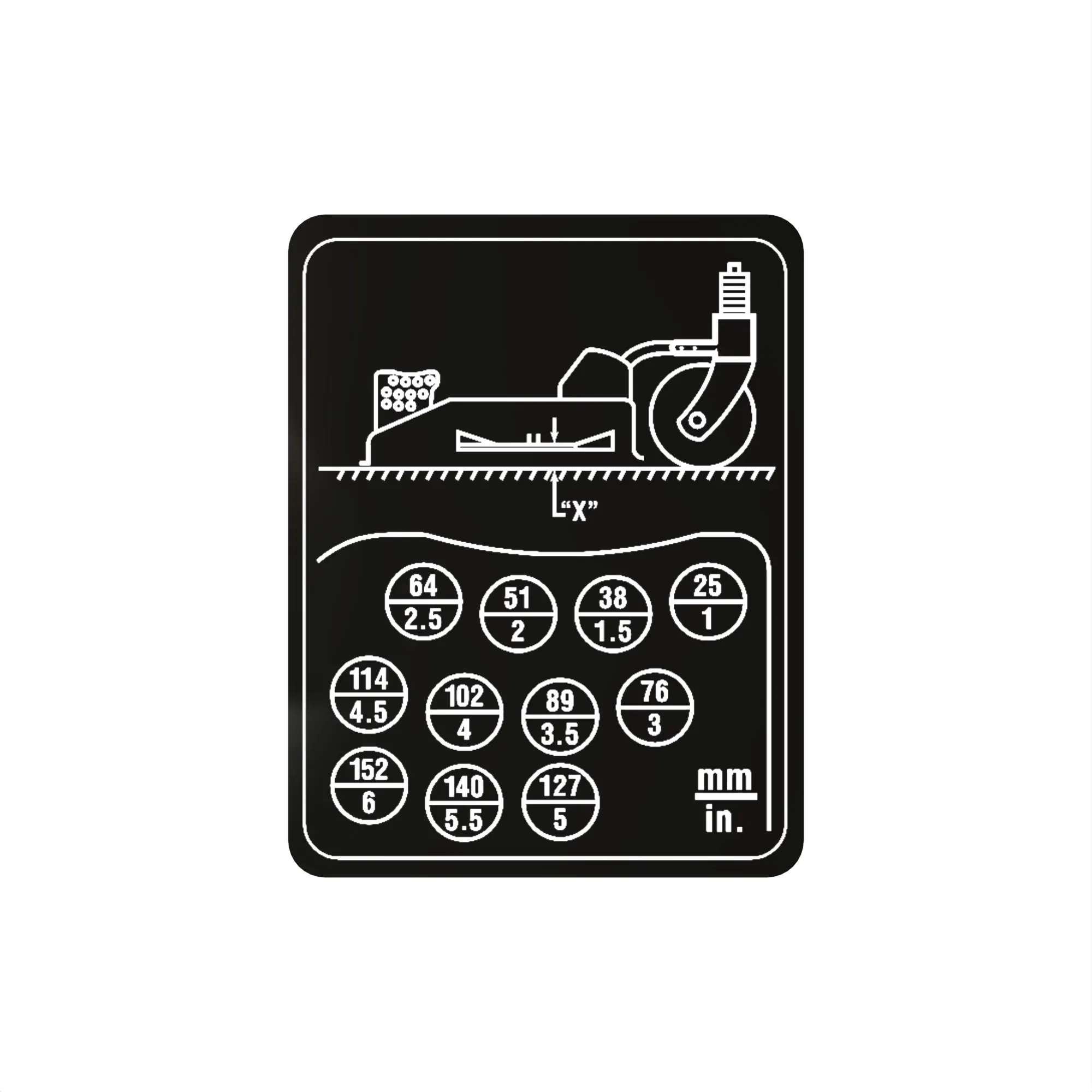 LABEL,HEIGHT ADJUST