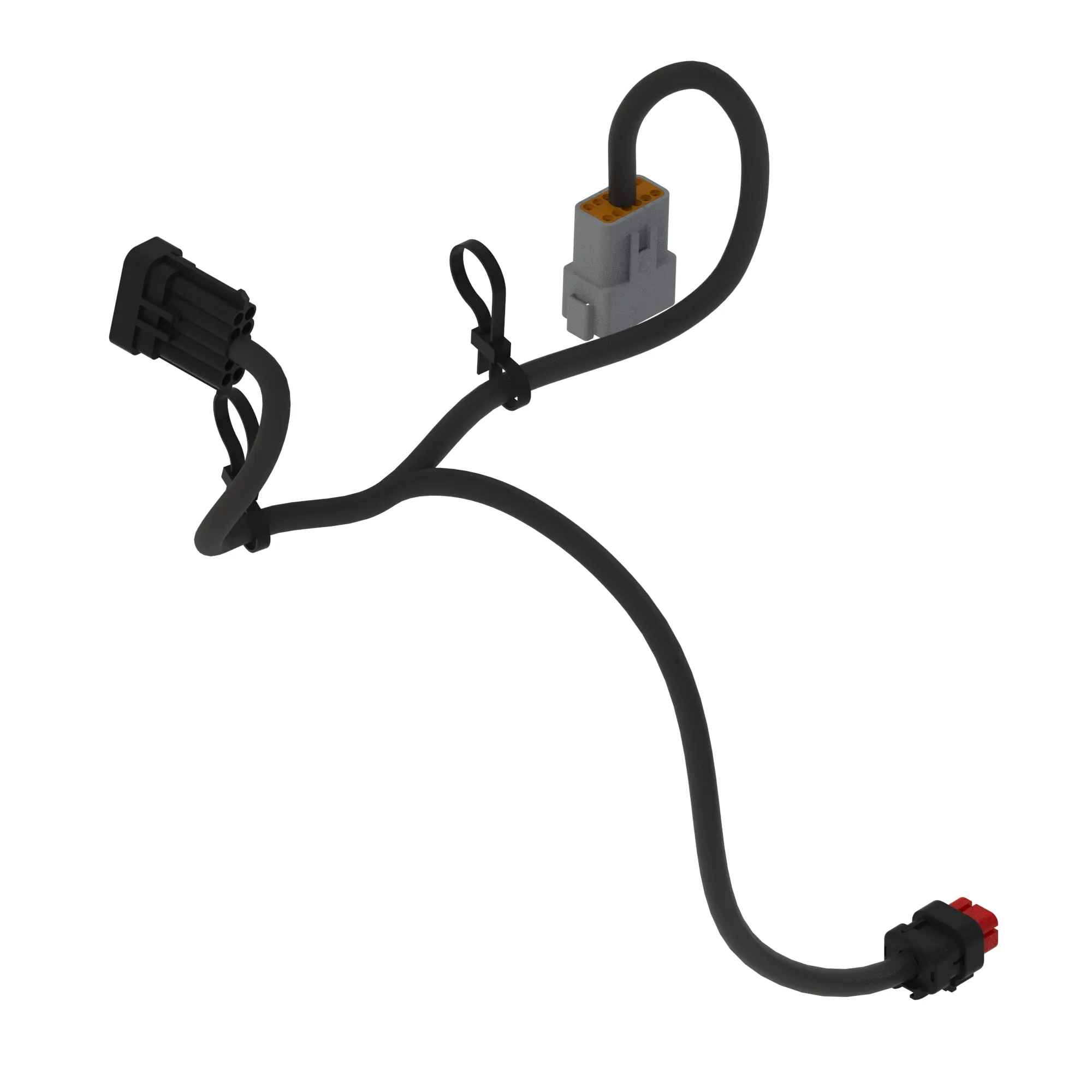 John Deere Telematics Wiring Harness with Ethernet Switch - AXE91304