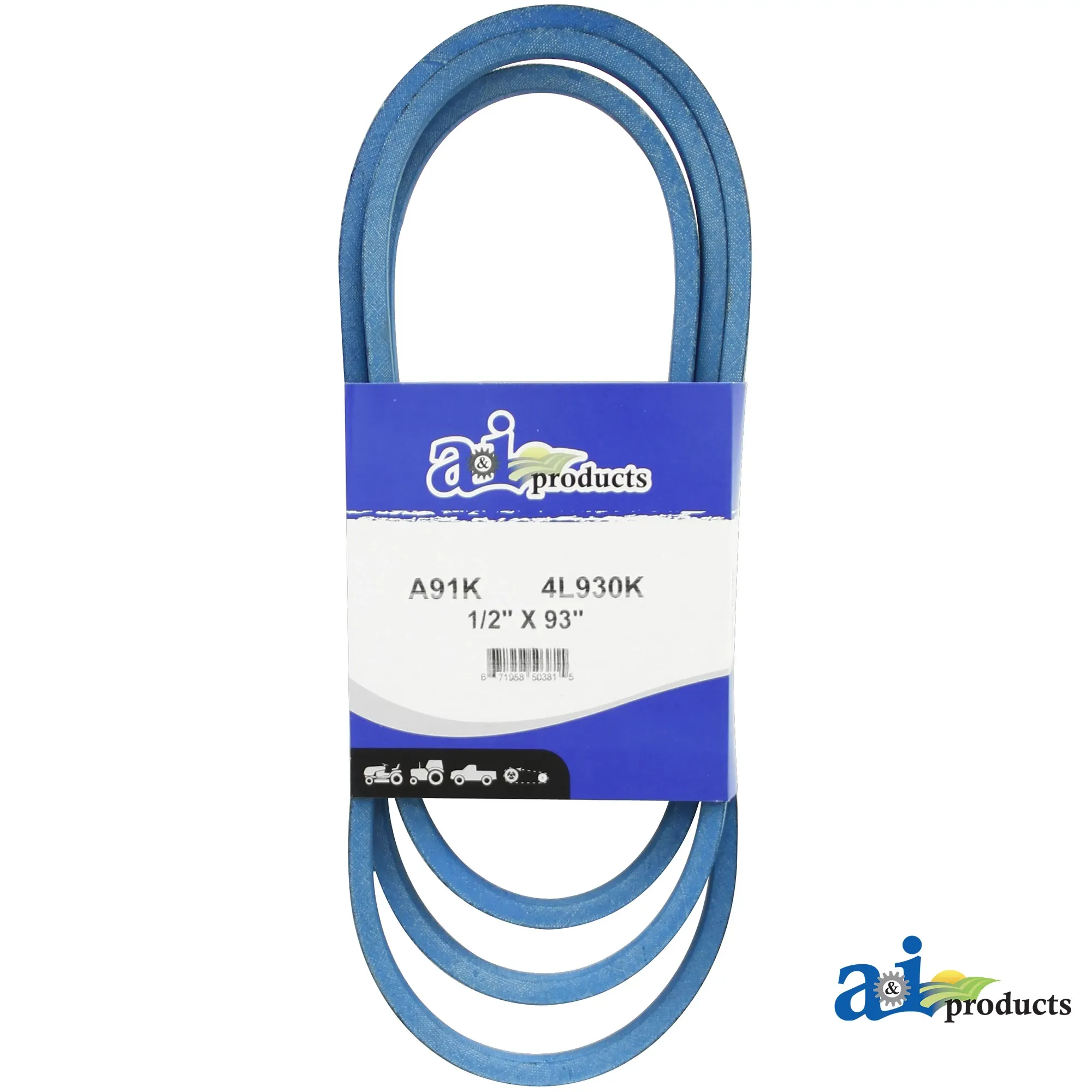 A&I Products V-Belt, Effective Length 2362.2 mm (93 inch) - A-A91K