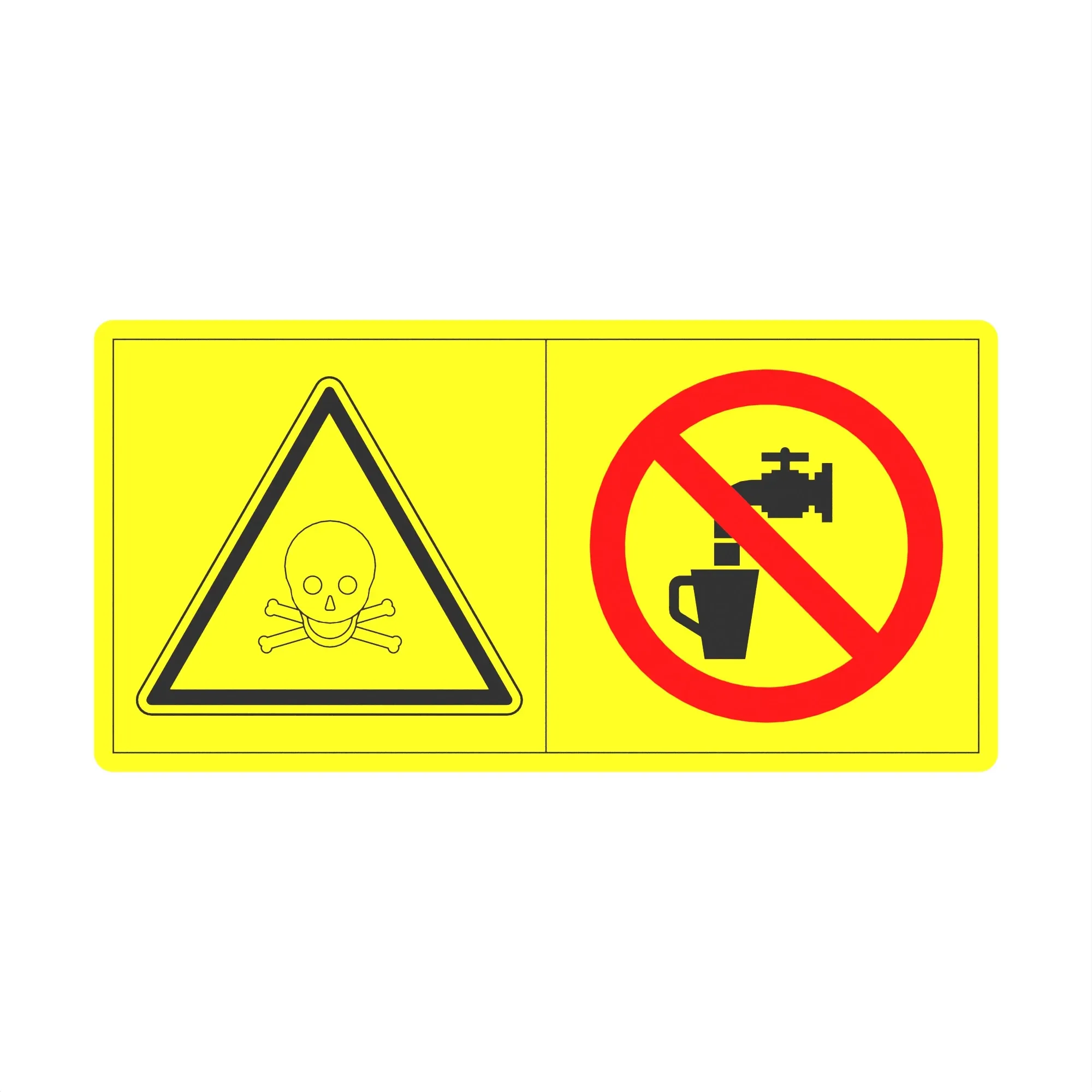 John Deere Clean Water Rinse Tank Label - N313600