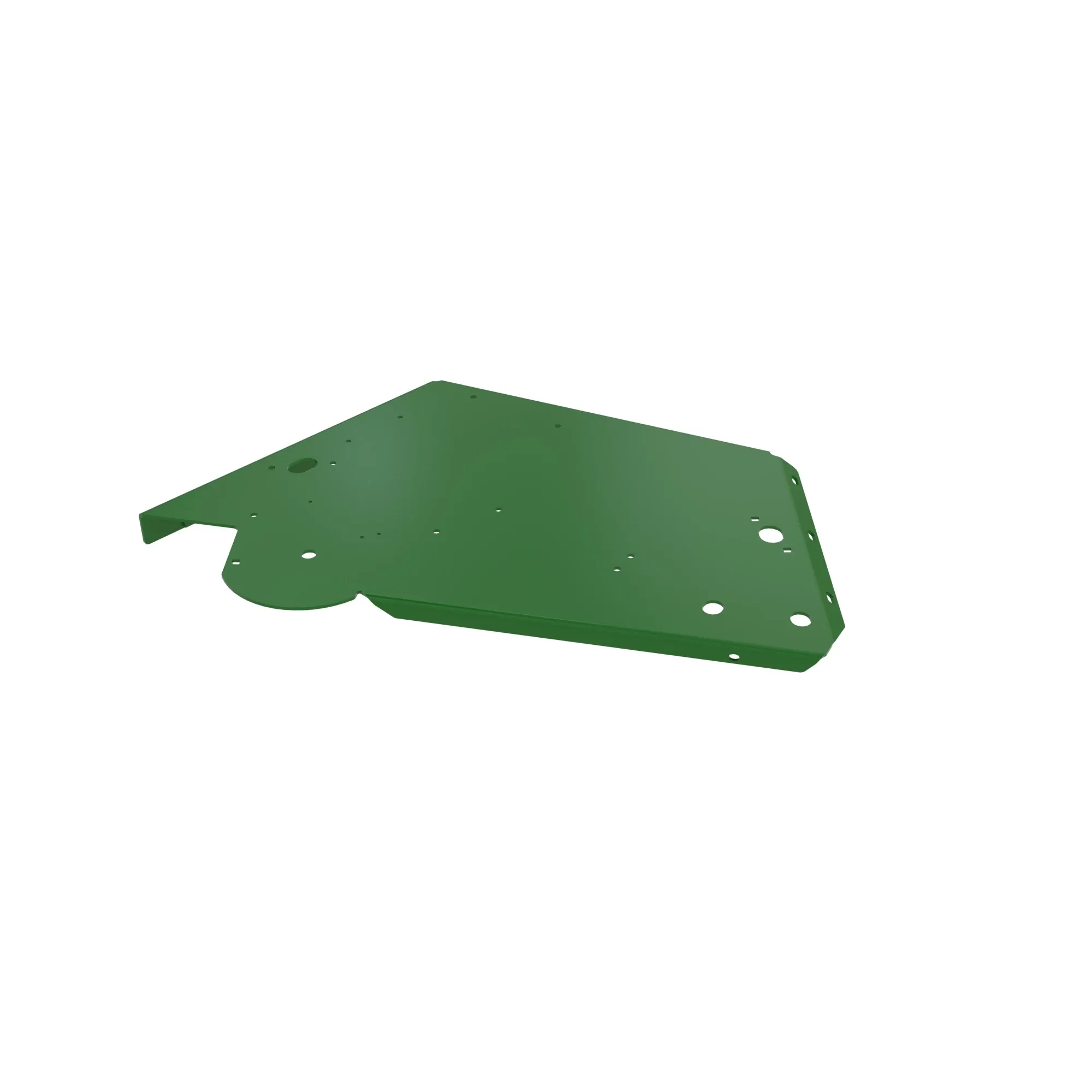 John Deere Left Side Air Duct Chute Sheet - AXE36998