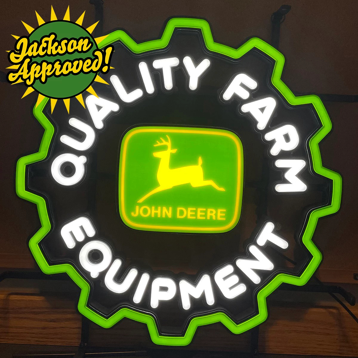 John Deere Gear LED Sign
