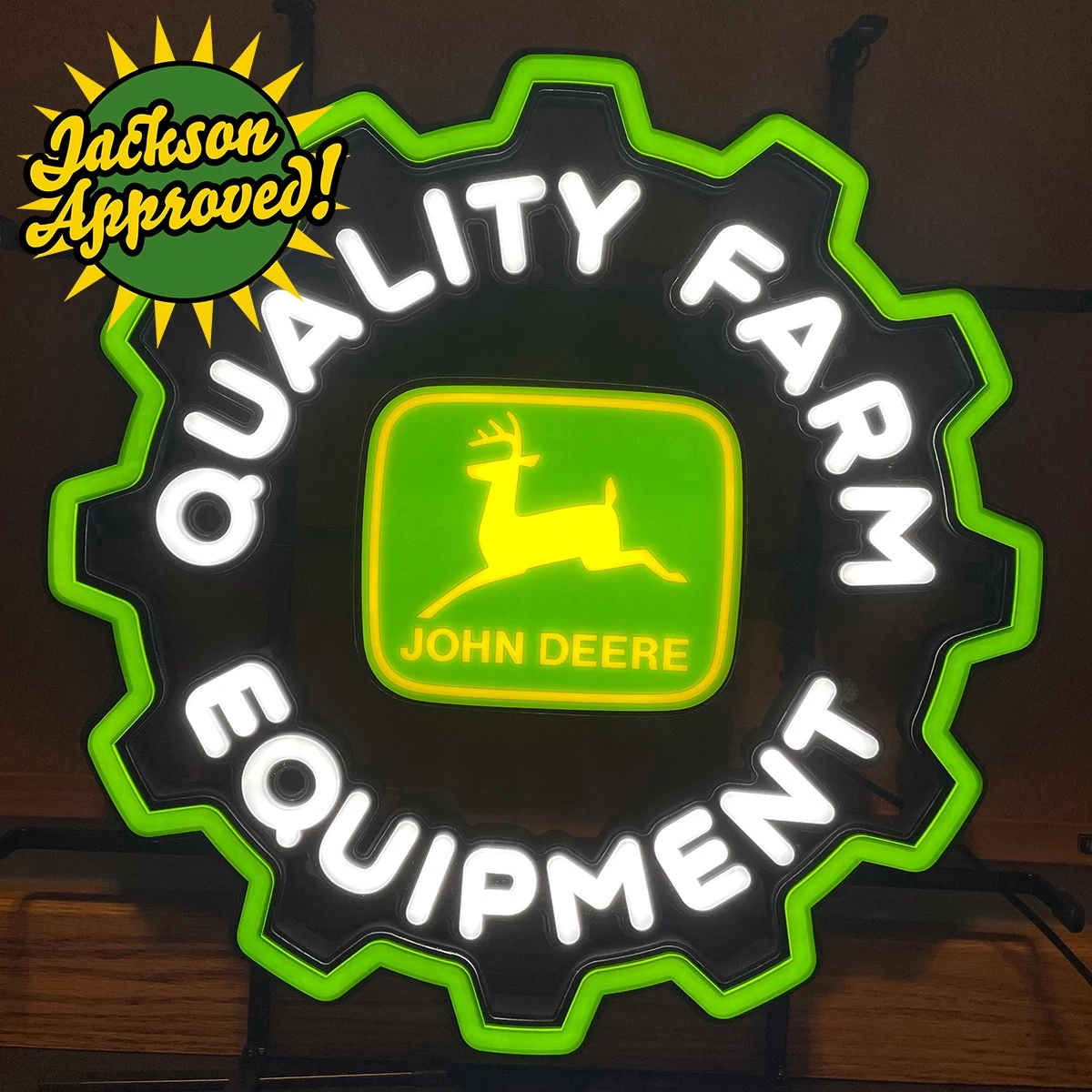 John Deere Gear LED Sign