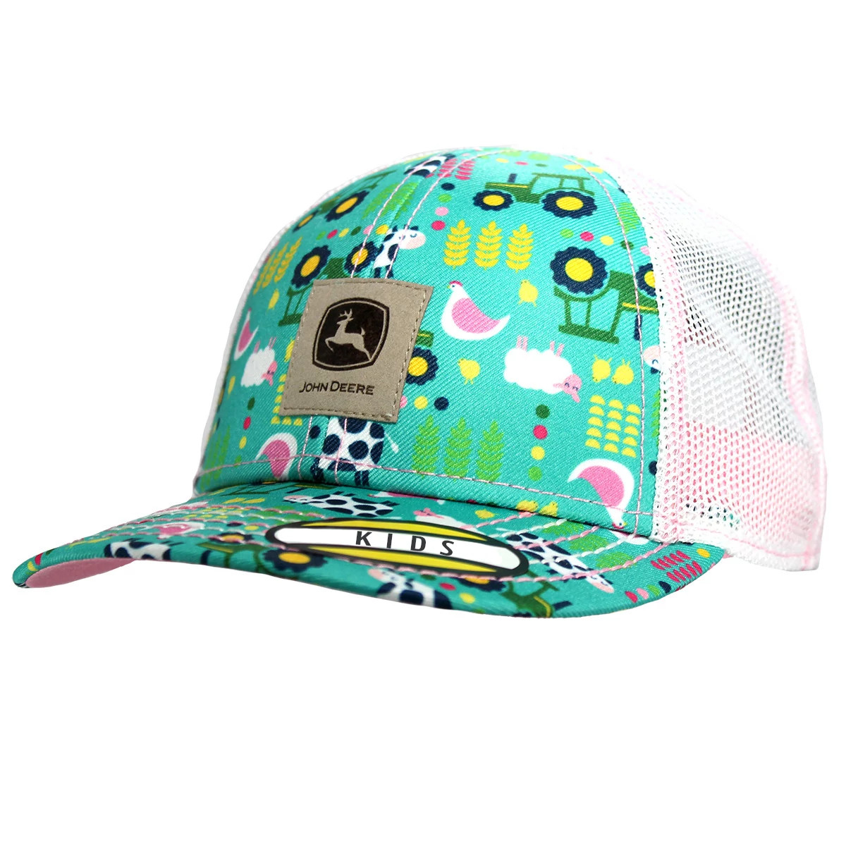Kids Farm Animals and Tractors Hat