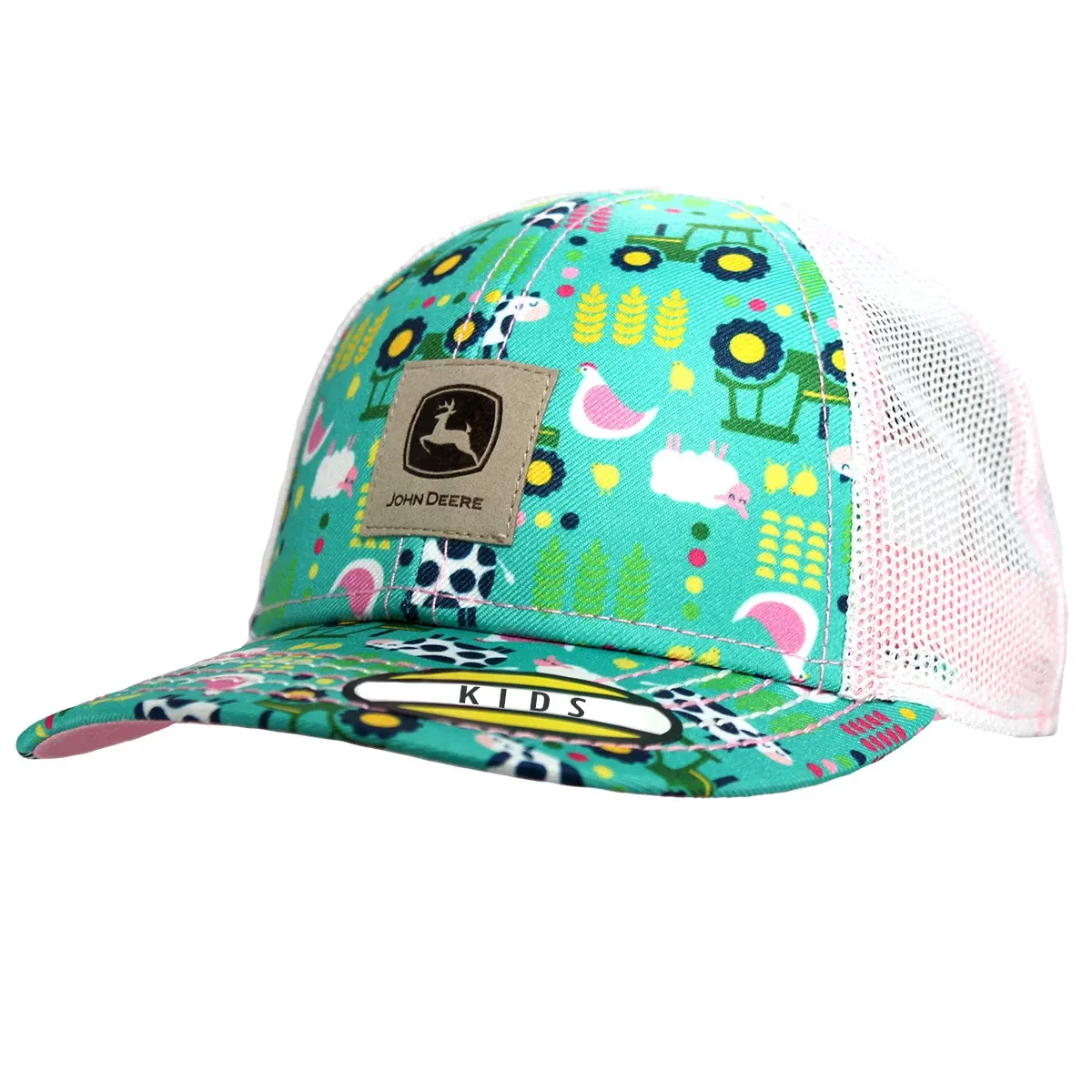 Kids Farm Animals and Tractors Hat