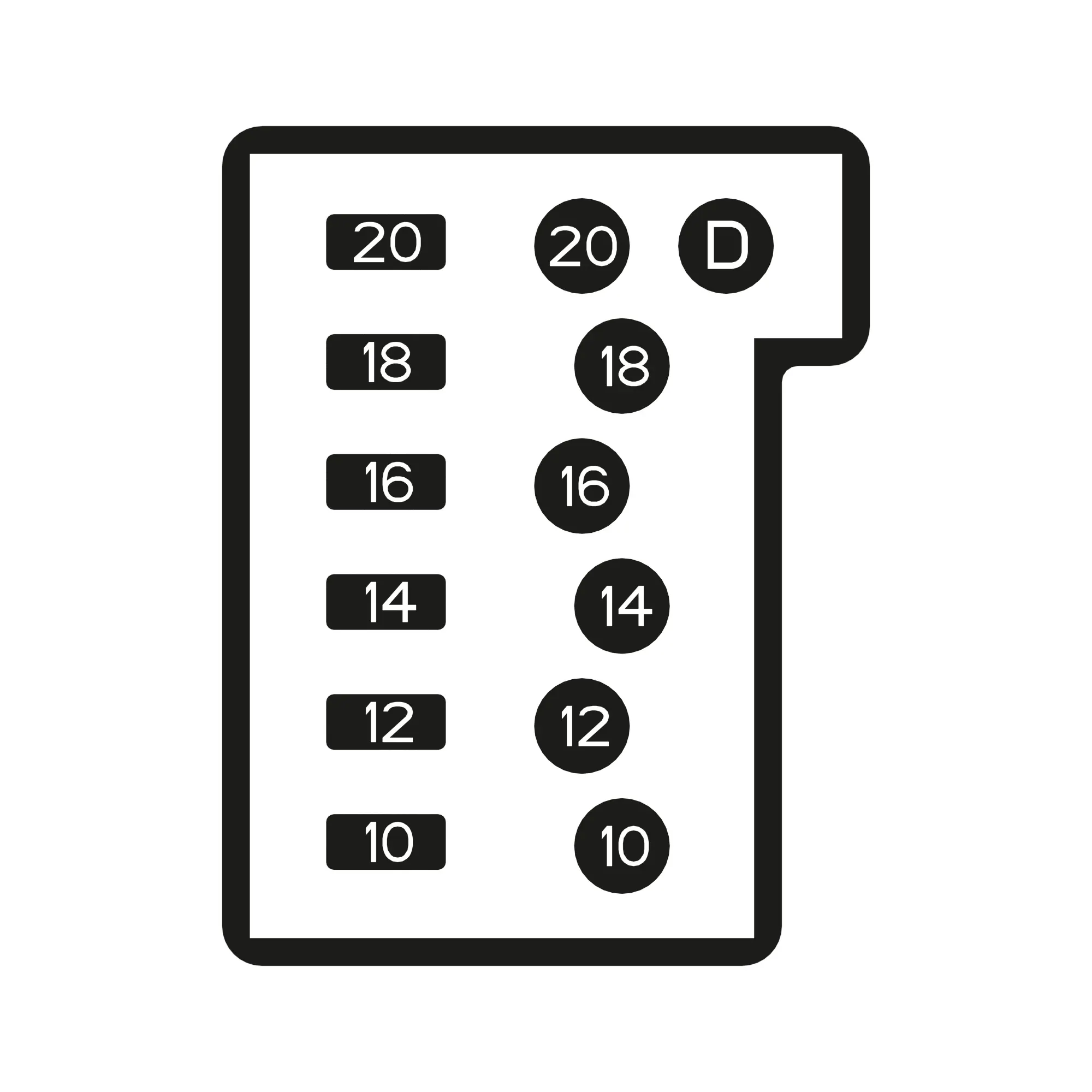 John Deere Remap Label 1109 Dual Flex - KK57394