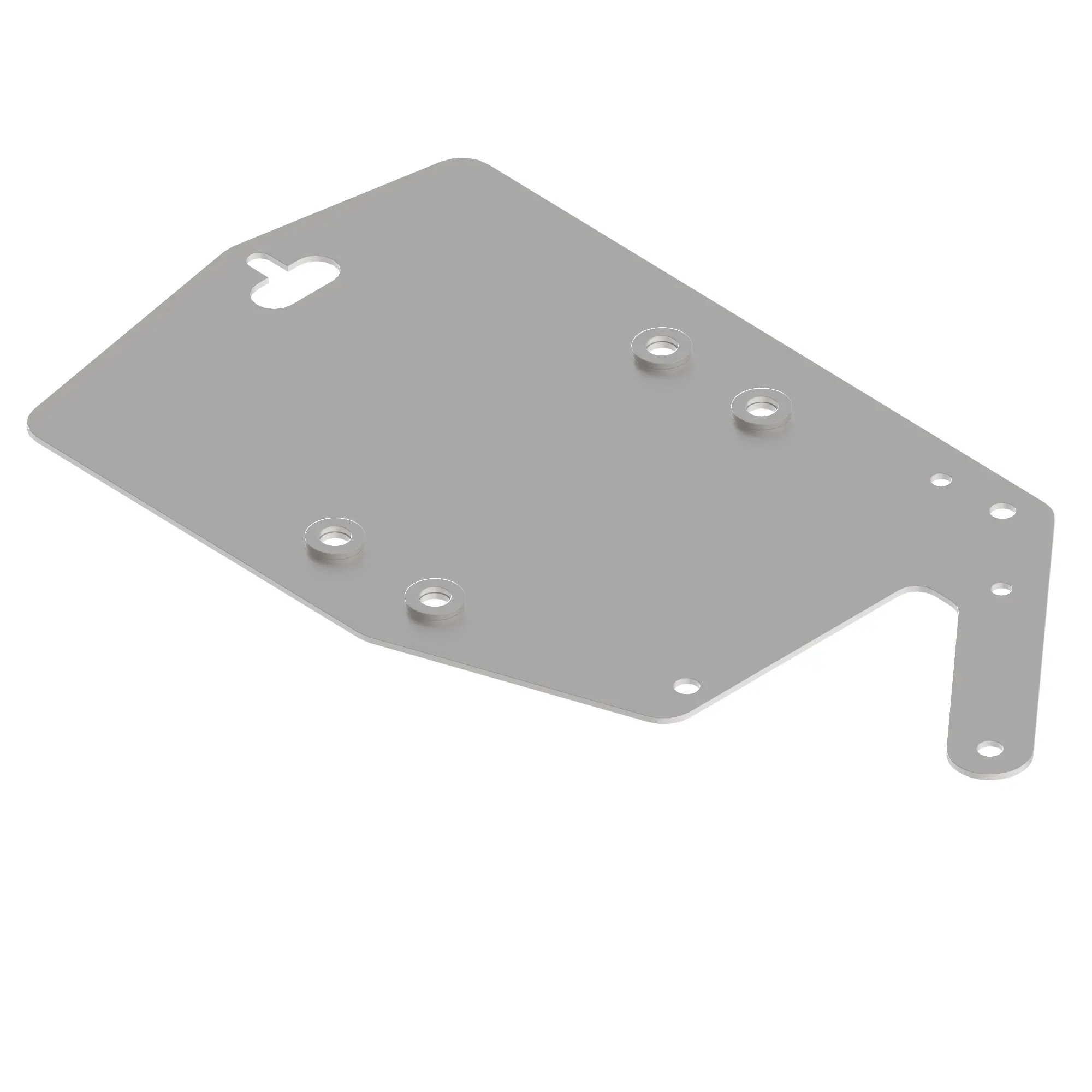 John Deere ECU Plate Weldment Bracket - AT487686