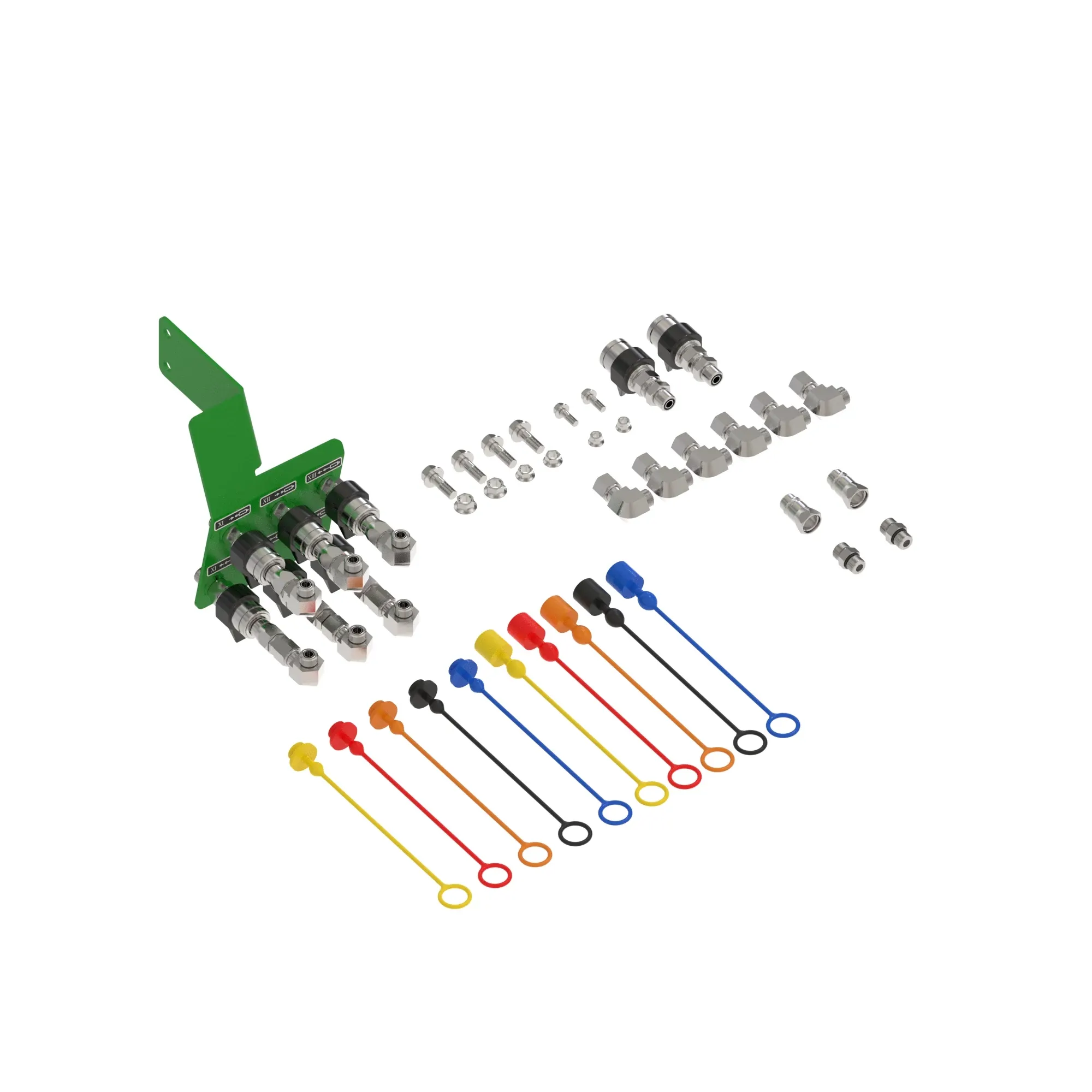 John Deere 3-Function Hydraulic Quick-Connect Coupler Attachment - BW16051