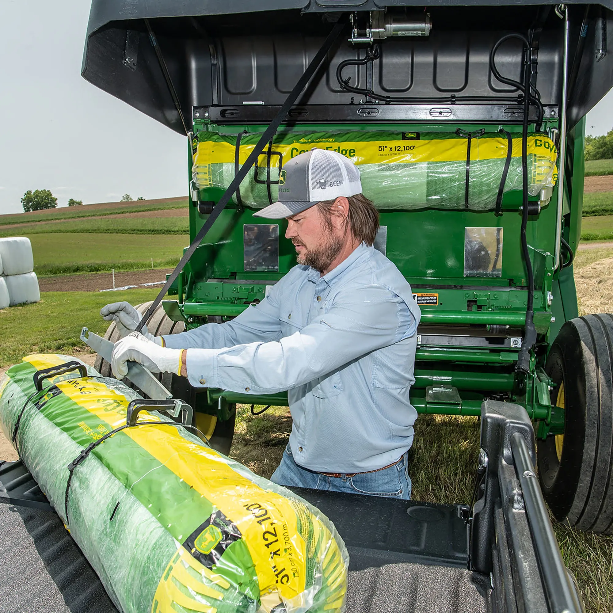 John Deere Net Lift for 7/8/9 Series Round Balers
