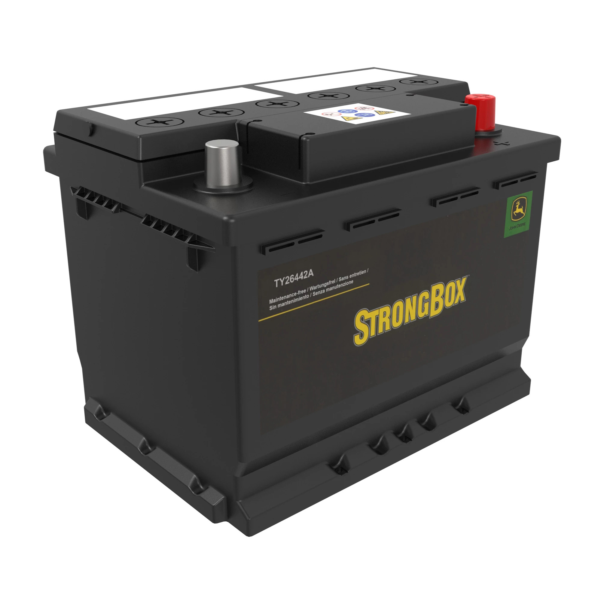 John Deere StrongBox™ Original Equipment, 12 Volts, Wet Battery - TY26442A