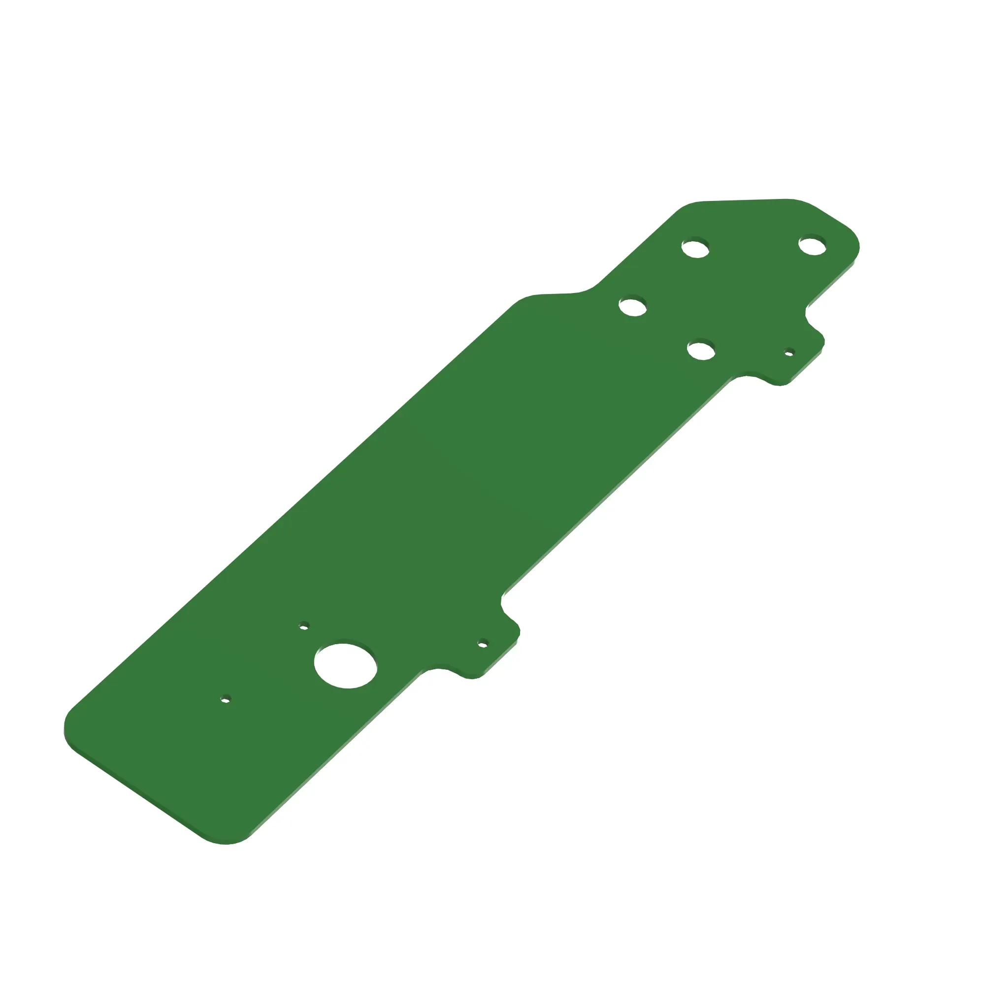 PLATE FOR REAR LIGHT SUPPORT