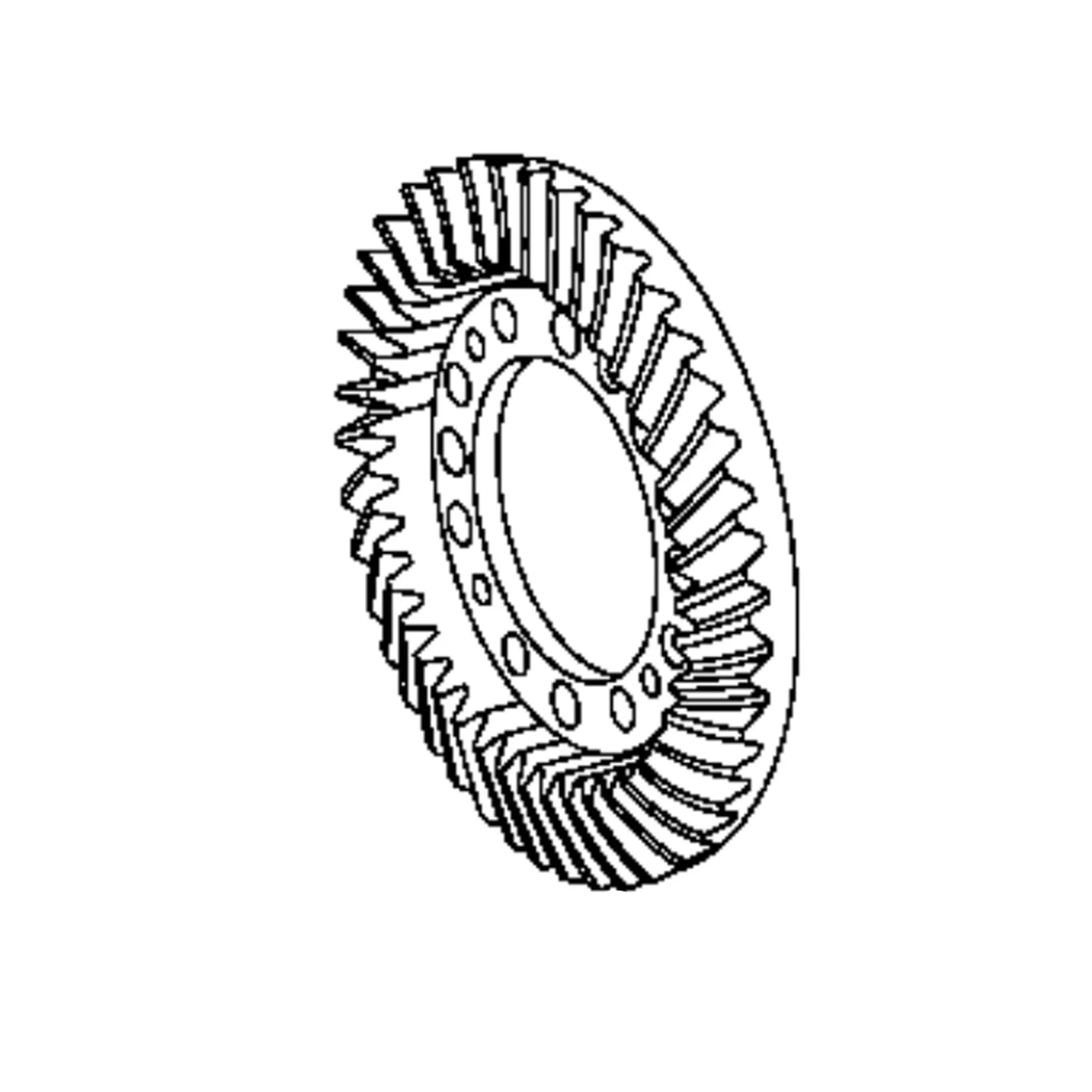 John Deere Crown Bevel Gear, 31 Teeth - T258088