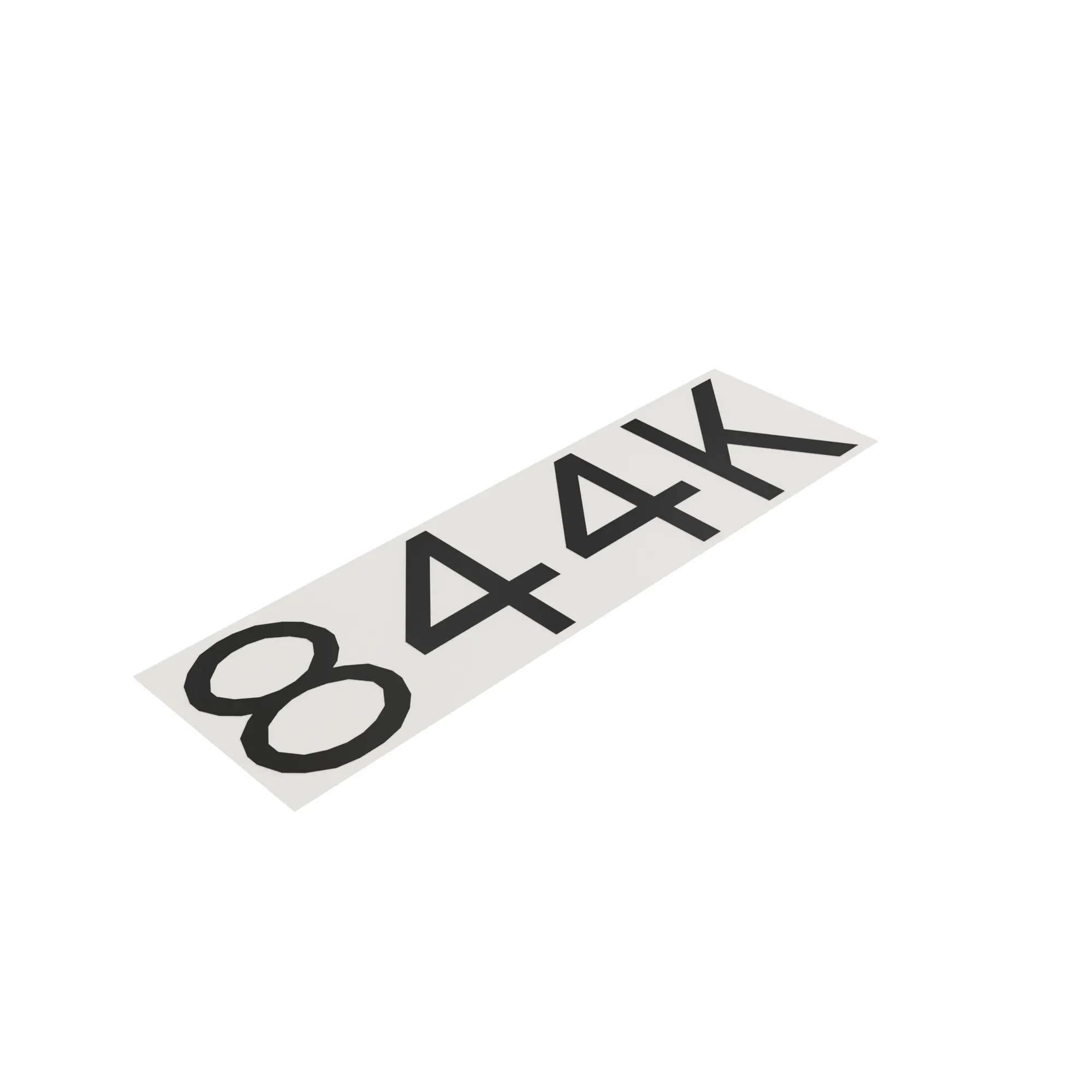 John Deere 844K Model Designation Label - T230070