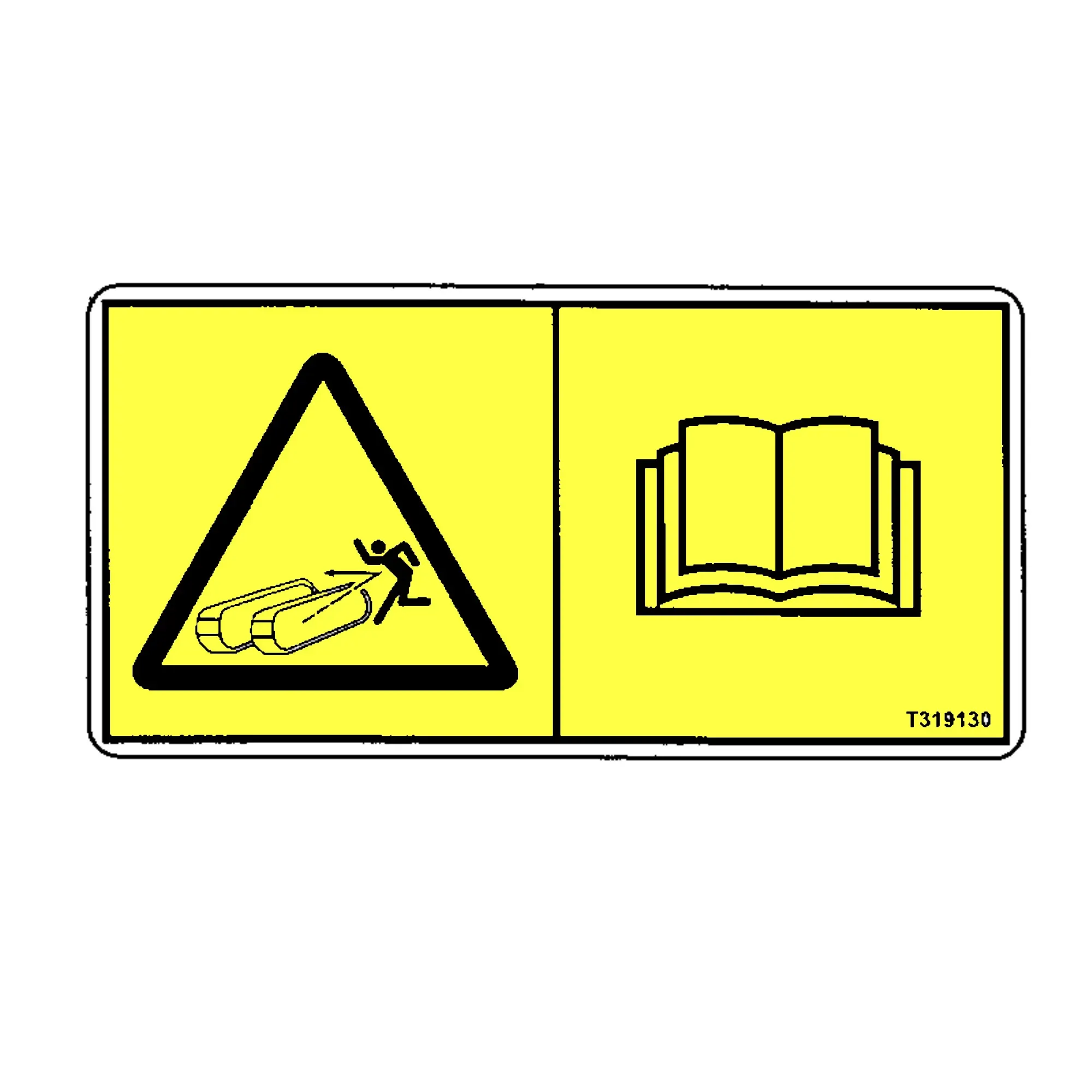LABEL, CAUTION TRACK
