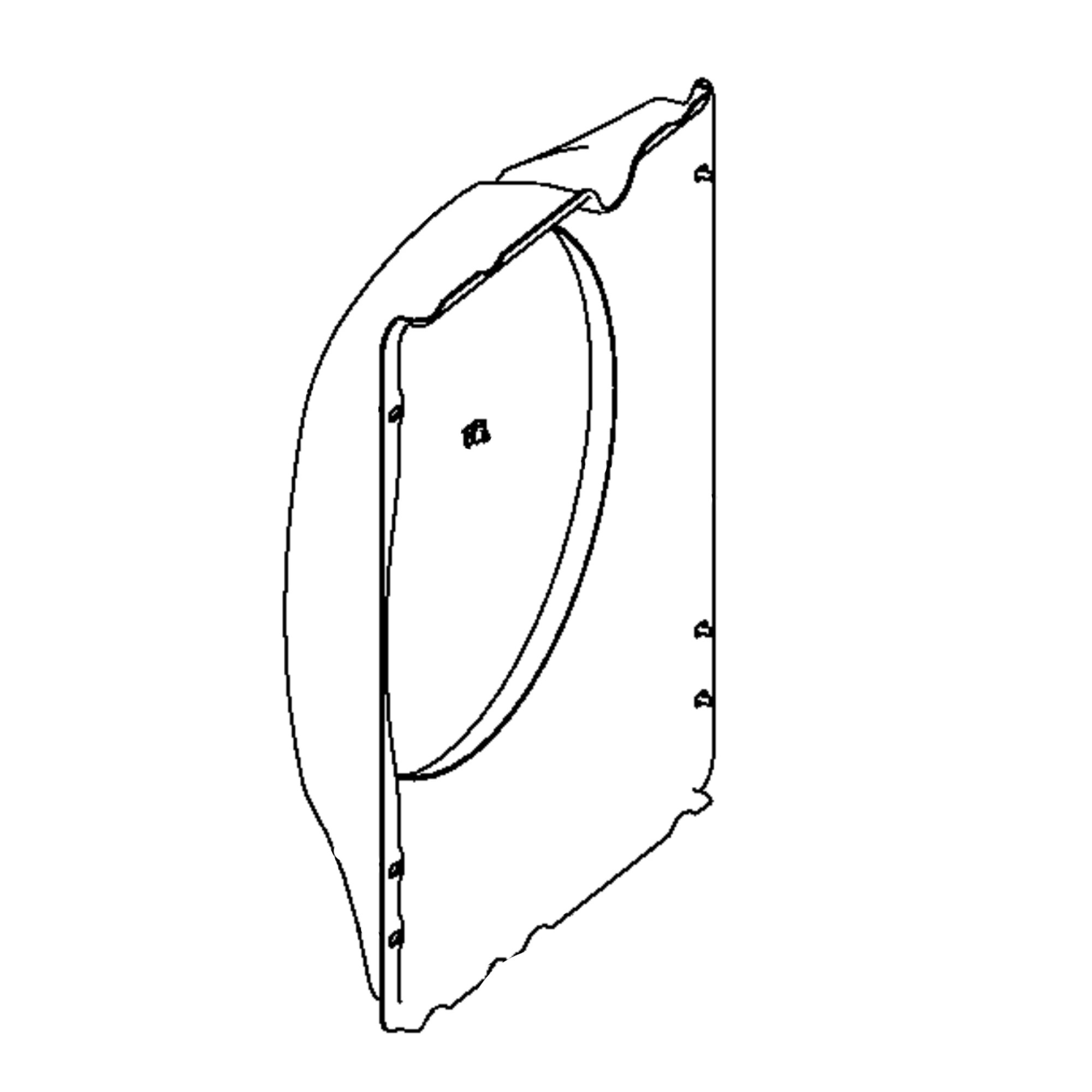 John Deere Radiator Deflector - AT197111