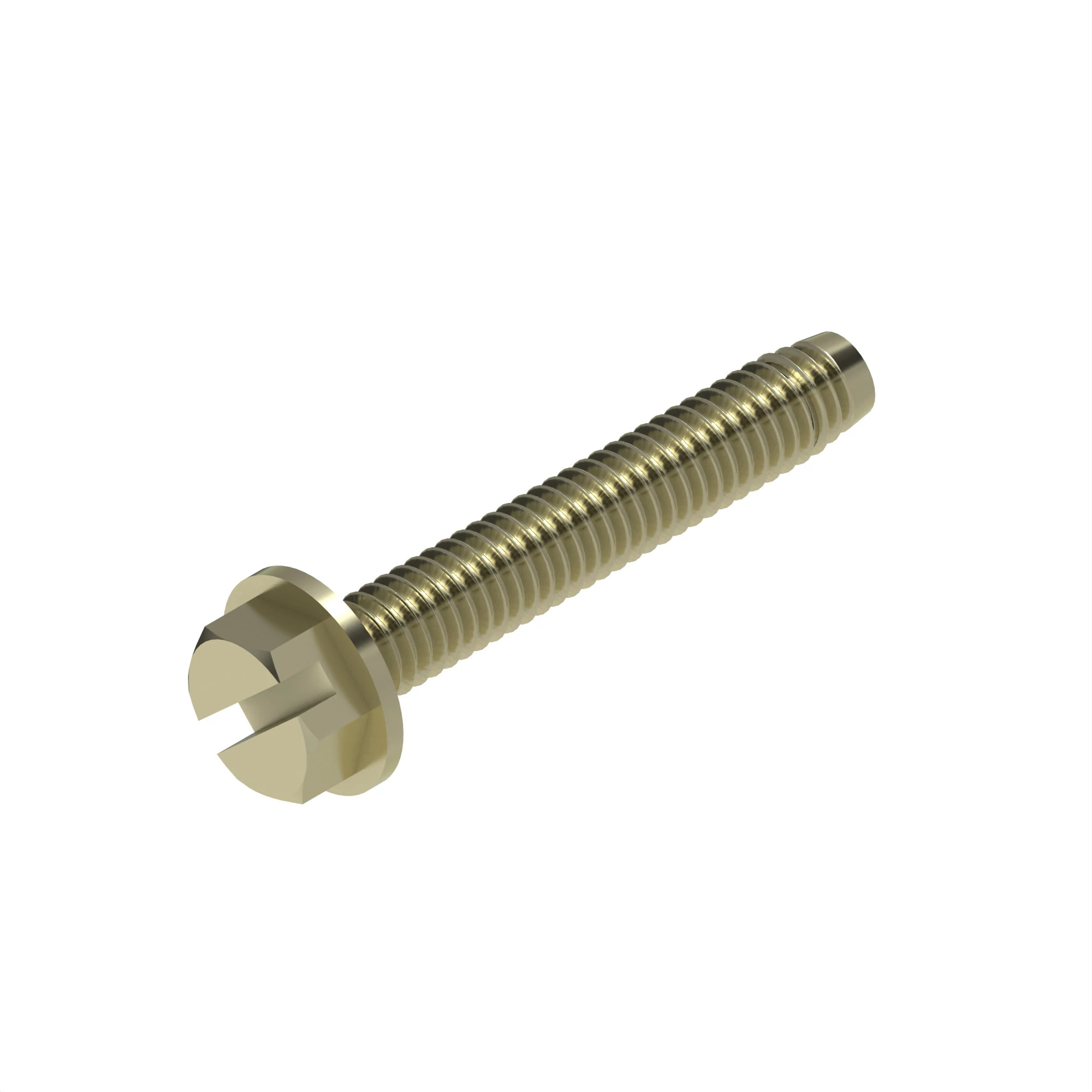 John Deere Hexagonal Flange Head Self-Tapping Screw, 0.164" X 1" - 37H142