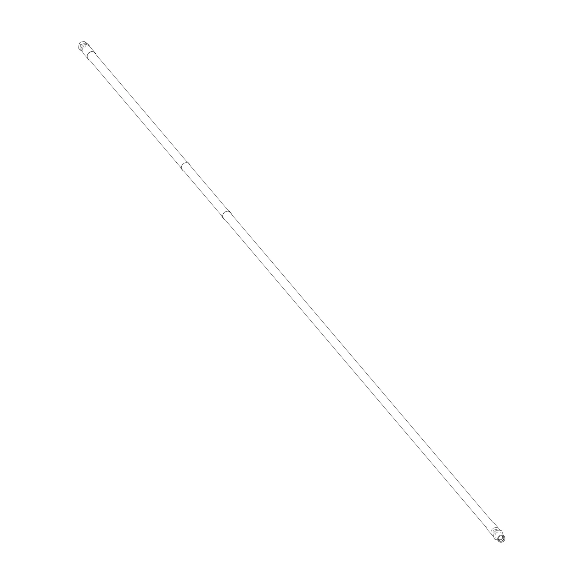A/C HOSE (SUCTION, DRIER TO BKHD)