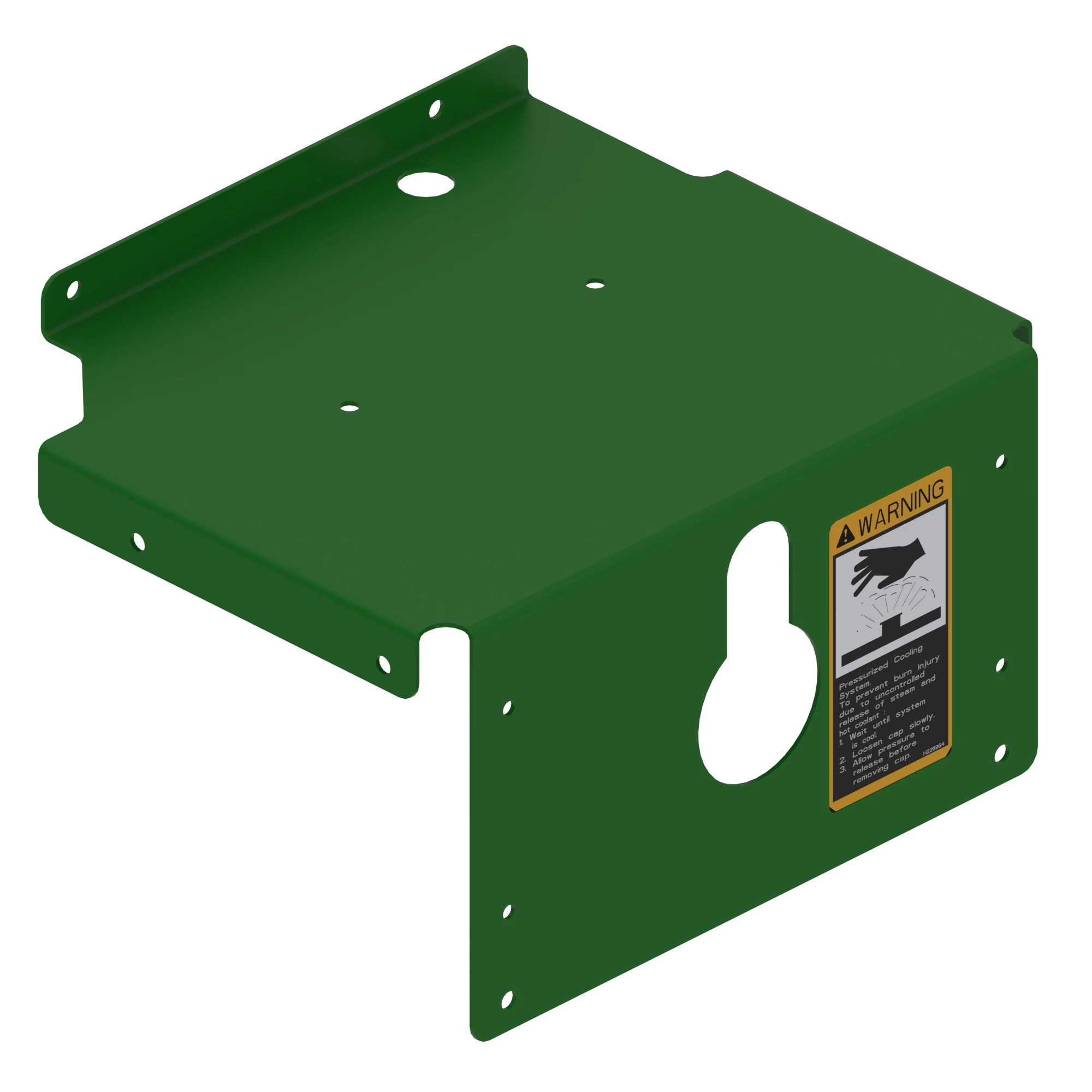 SHIELD, SURGE TANK WITH DECAL