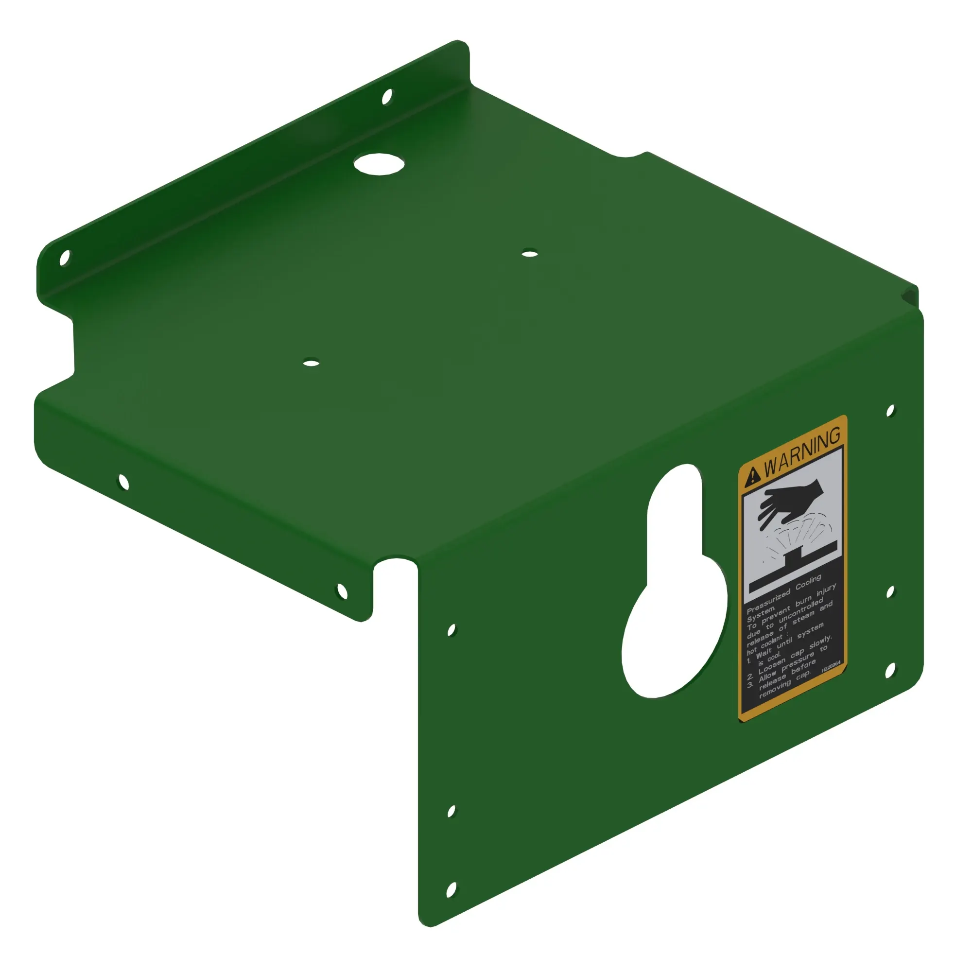 John Deere Surge Tank Shield with Decal - AKK12205