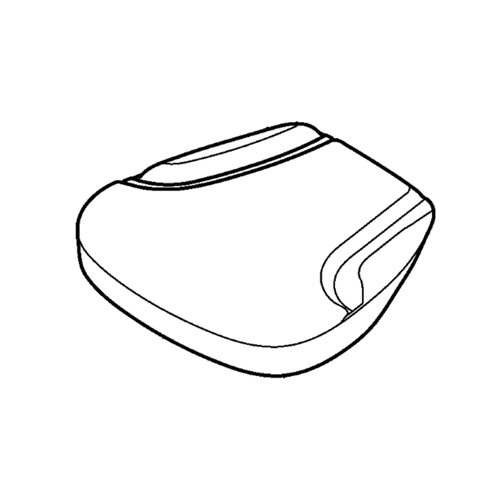 John Deere Fabric Seat Bottom Cushion - RE331741