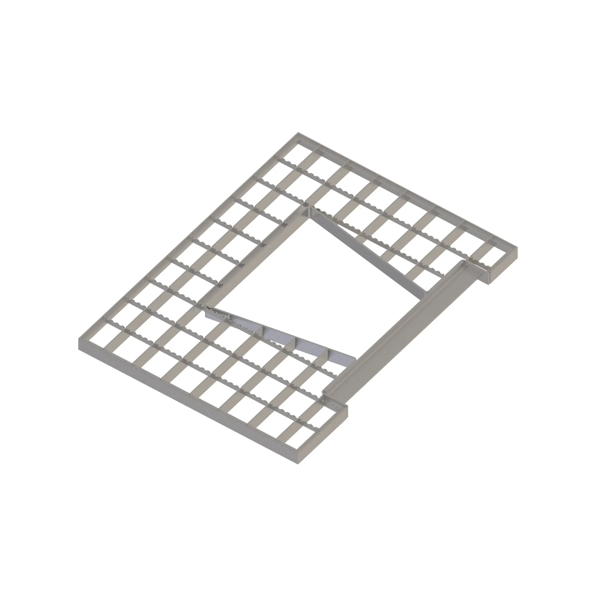 John Deere Center Engine Hood Grate - AXE19356