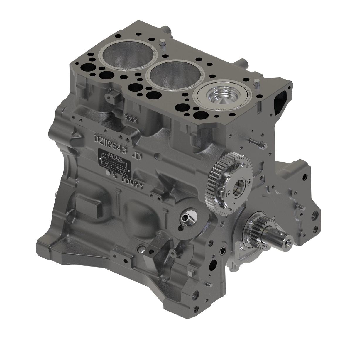 Short Block Assembly, 5075 Model Of
