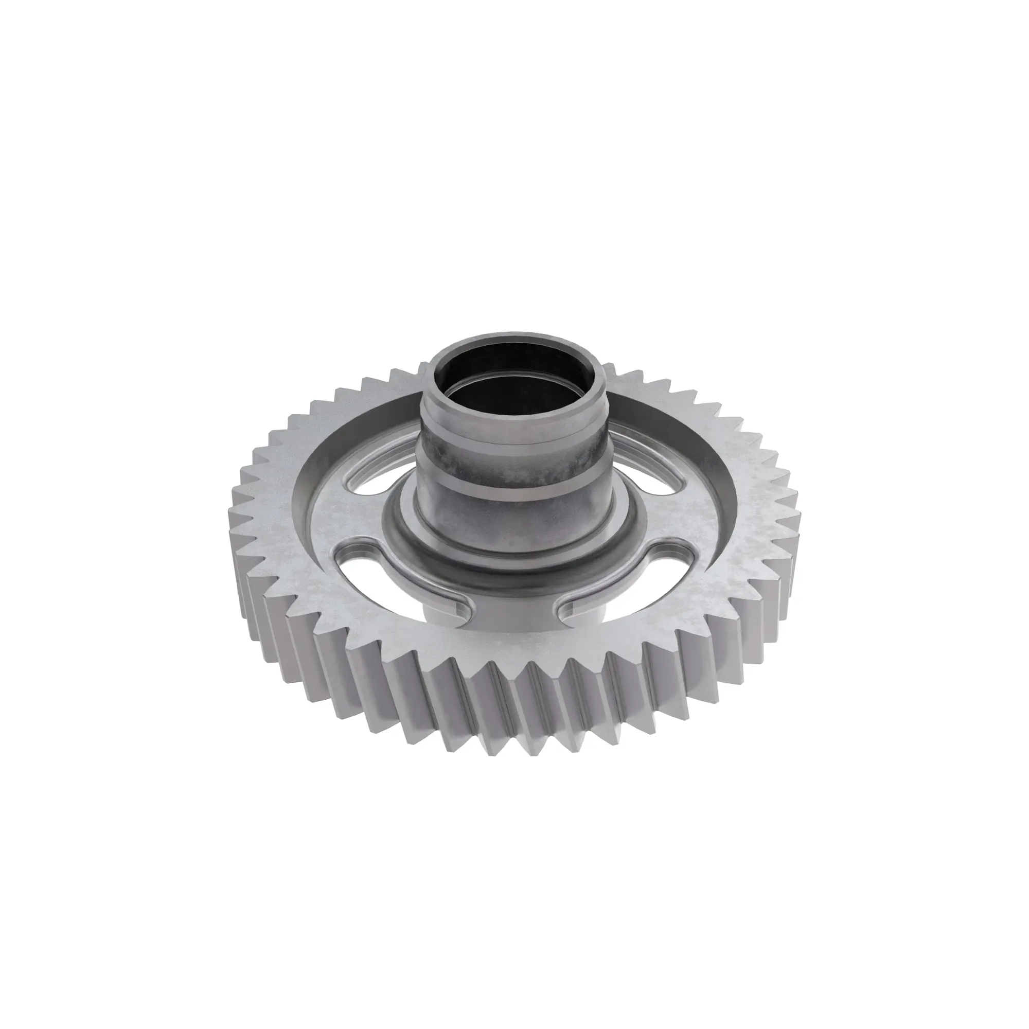 John Deere Upper Feedroll Transmission Front Output Helical Gear - CE33559