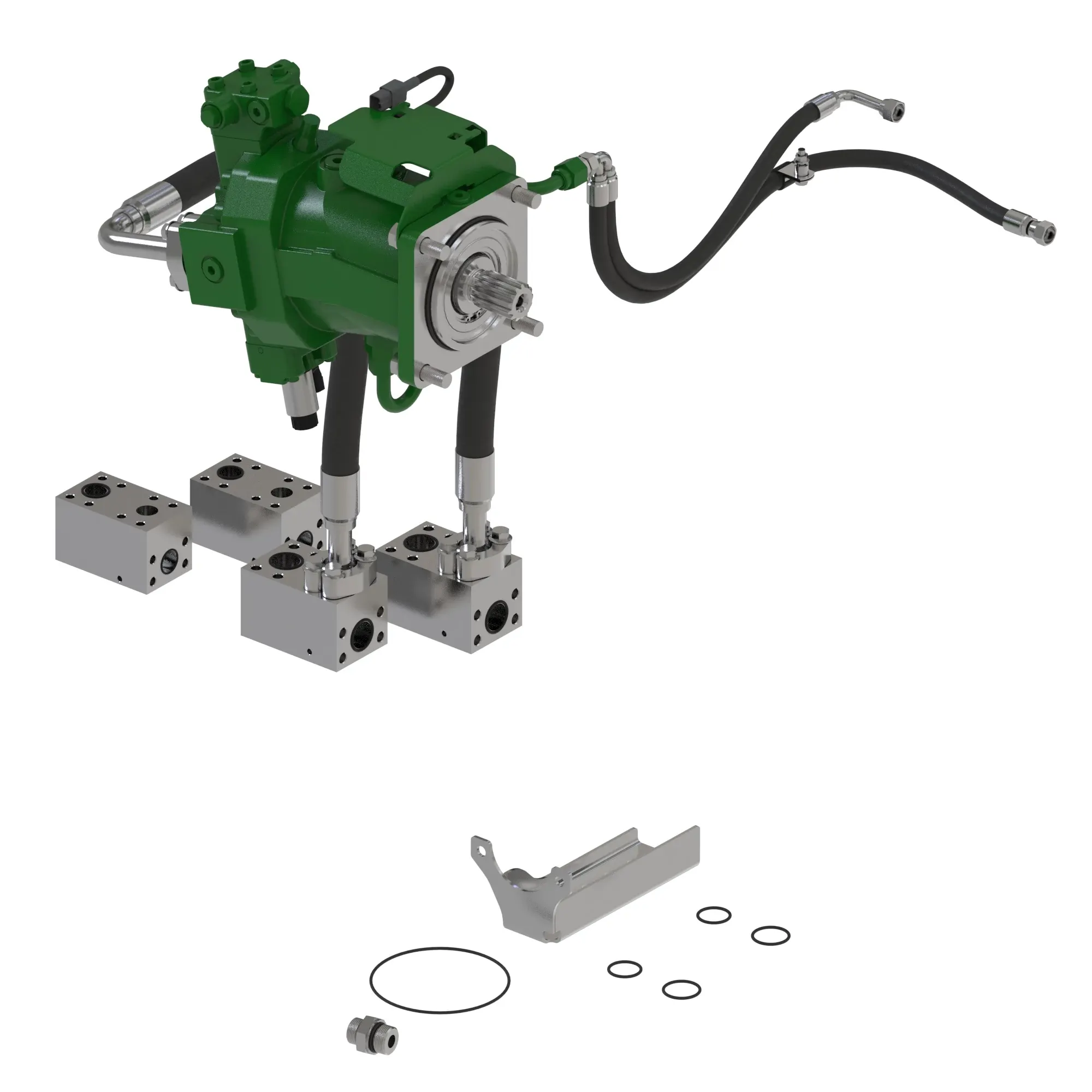 John Deere 4WD Axle Retrofit Attachment - BXE11539