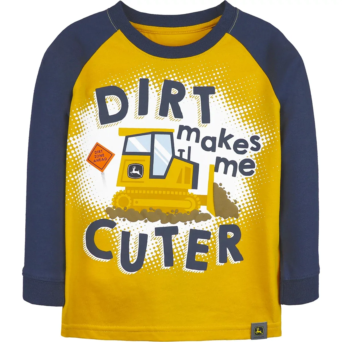 Toddler Dirt Makes Me Cuter Long Sleeve T-Shirt
