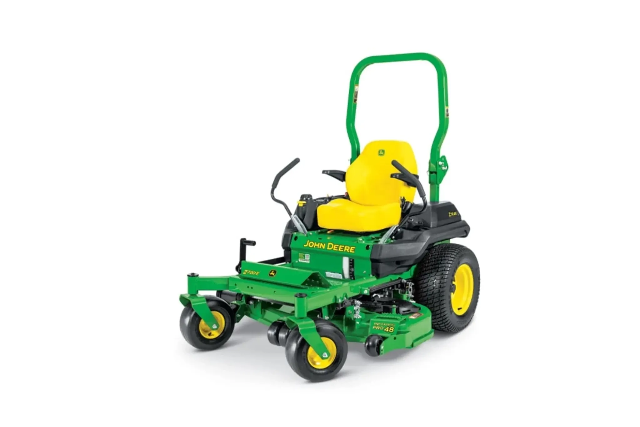 Studio, front left image of a Z720E ZTrak™ Zero-Turn Mower