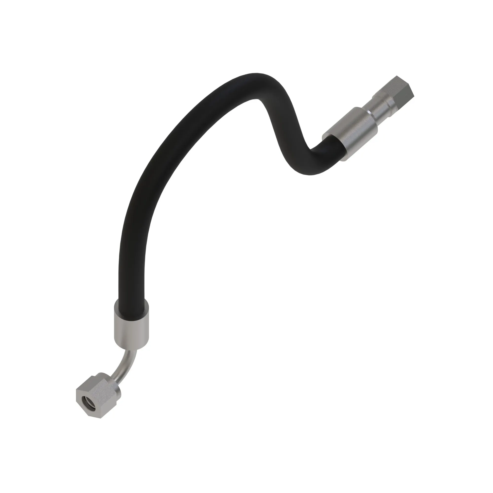 John Deere Valve Stack to Hand Pump Hydraulic Hose - F013338