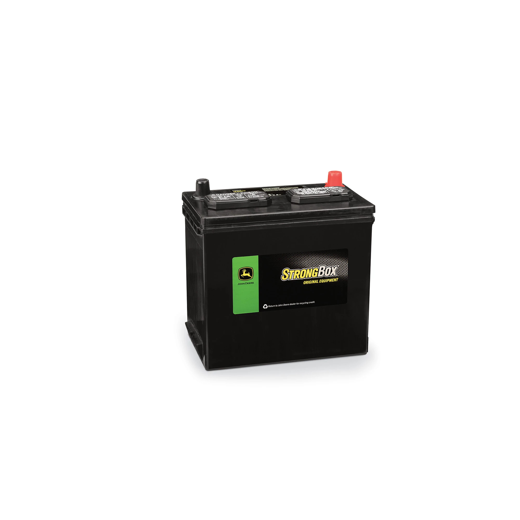 John Deere 12 Volt Battery, Wet Charged, 30 Ah, 480 CCA, 45 BCI - TY25881B