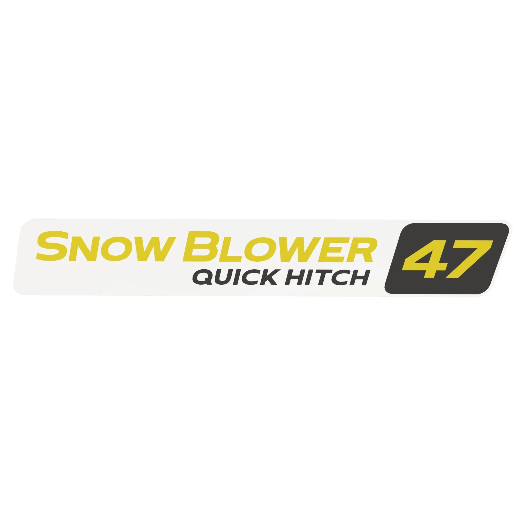 John Deere Snow Blower Label - UC33634