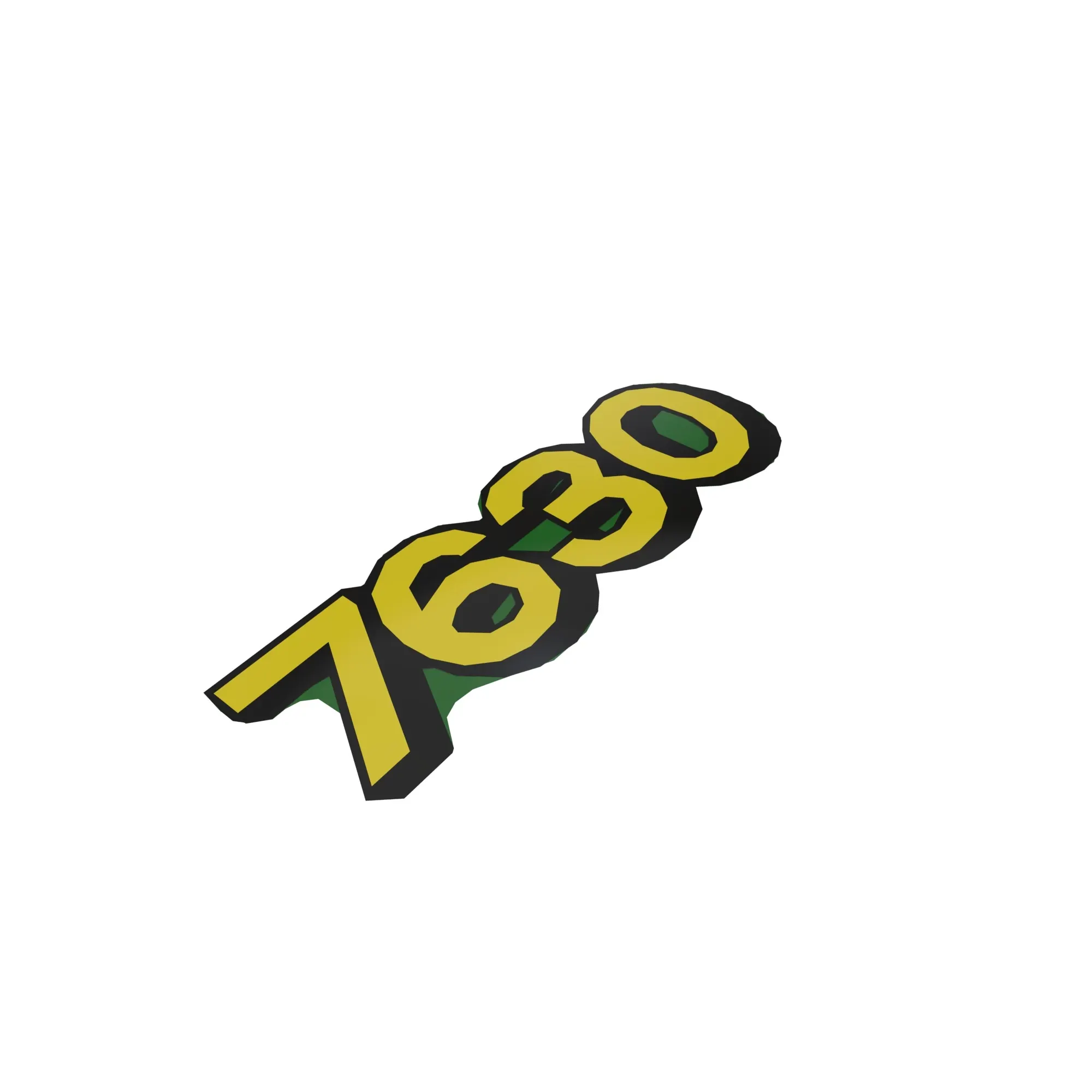 John Deere 7630 Model Designator Label, Left Side - R226808