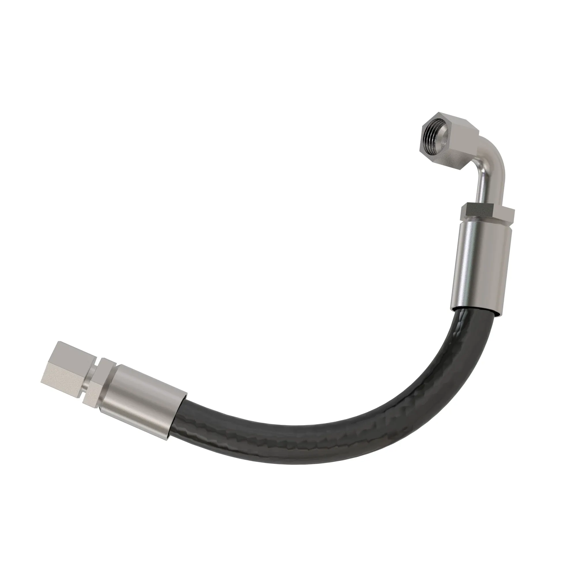 John Deere Inner Scroll Hydraulic Hose (Pump to Valve) - CB11436861