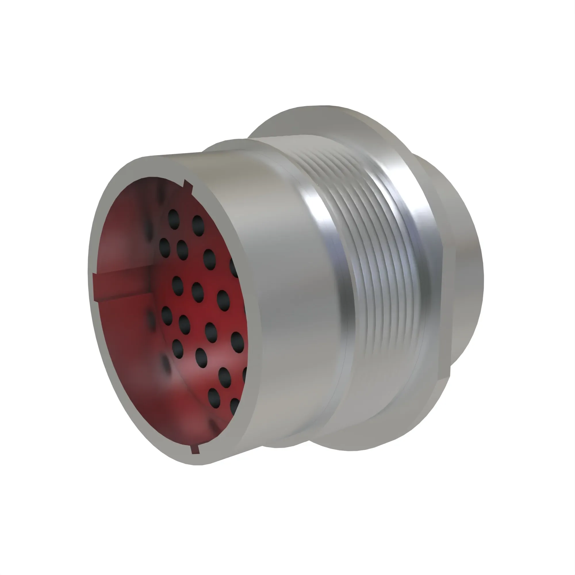 John Deere Silver External Electrical Connector Housing, 31 Cavities - 57M7660