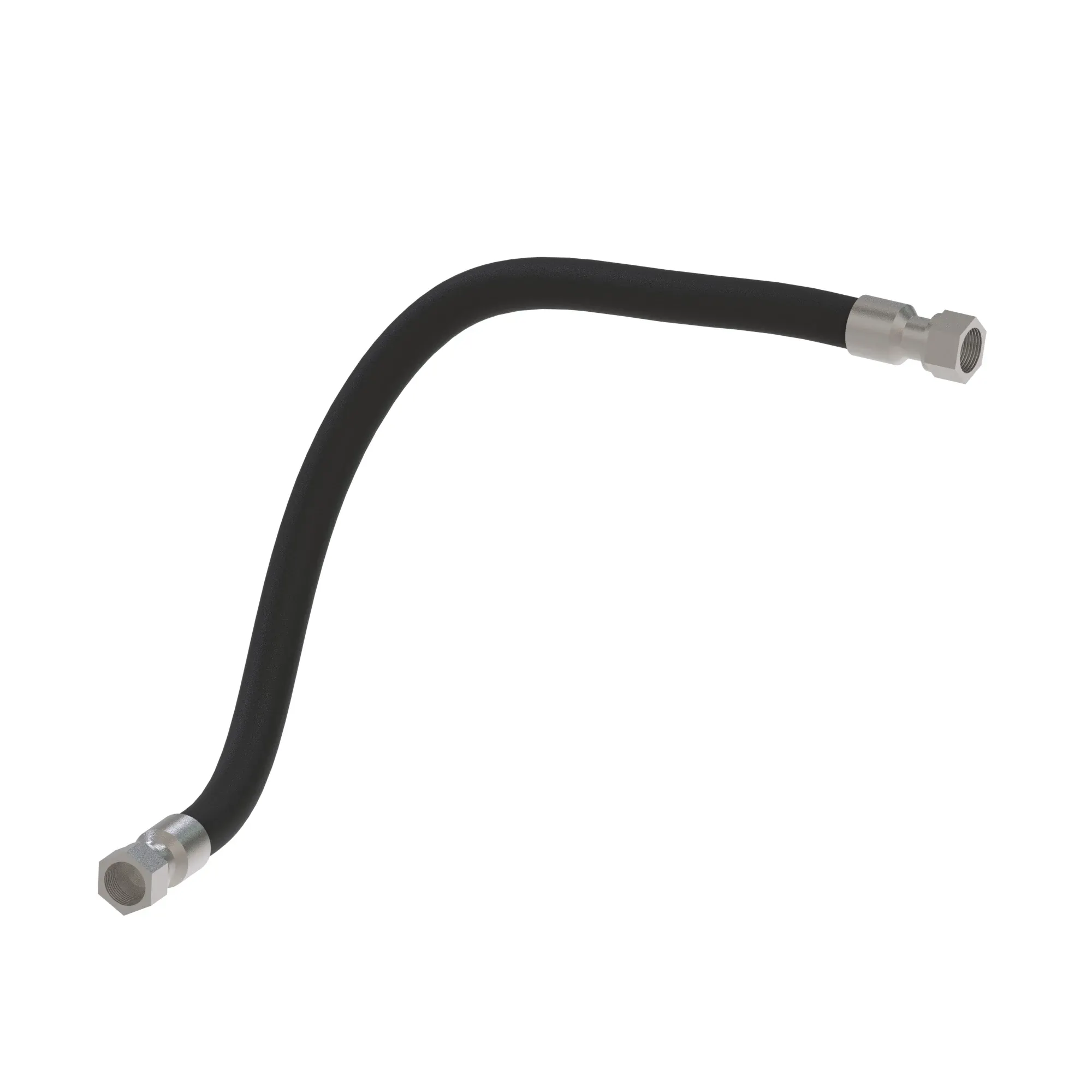 John Deere Reinforced with Metal Rubber Hydraulic Hose - F061135
