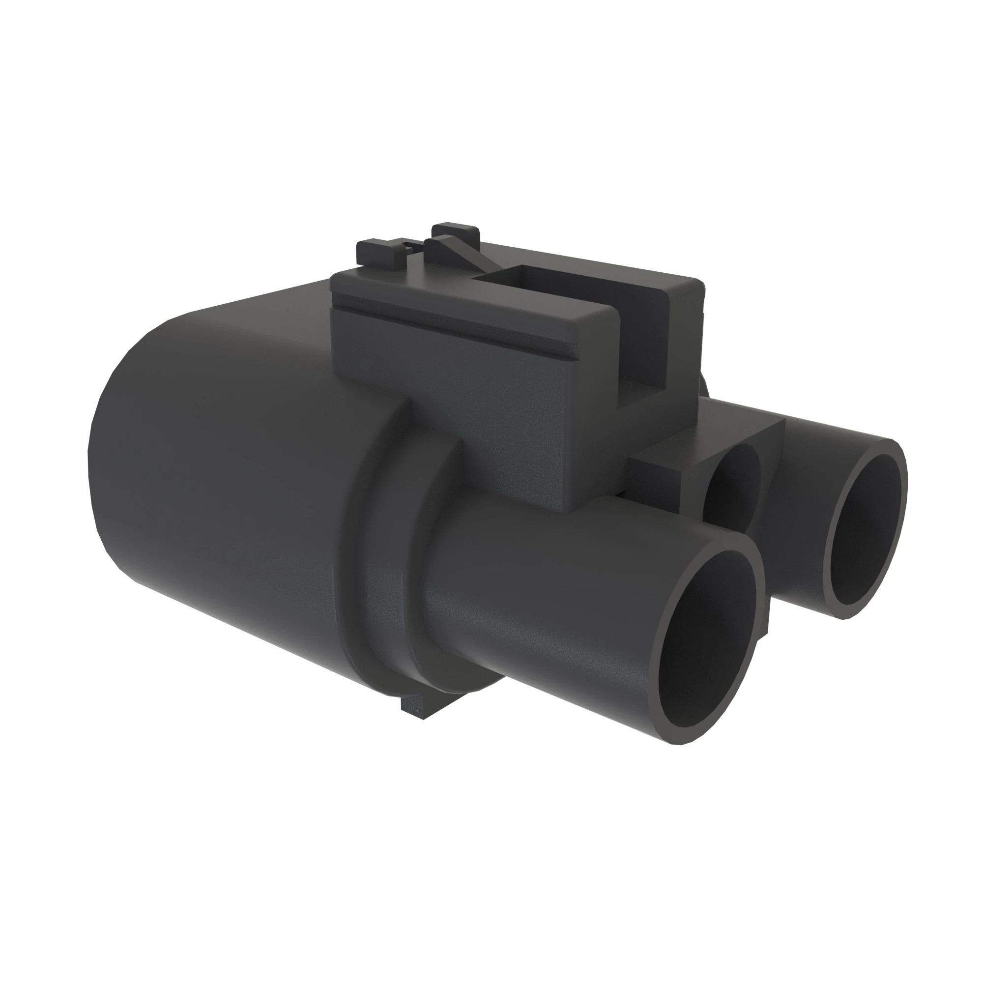 CONN FCI 4W MS GRY PLSTC