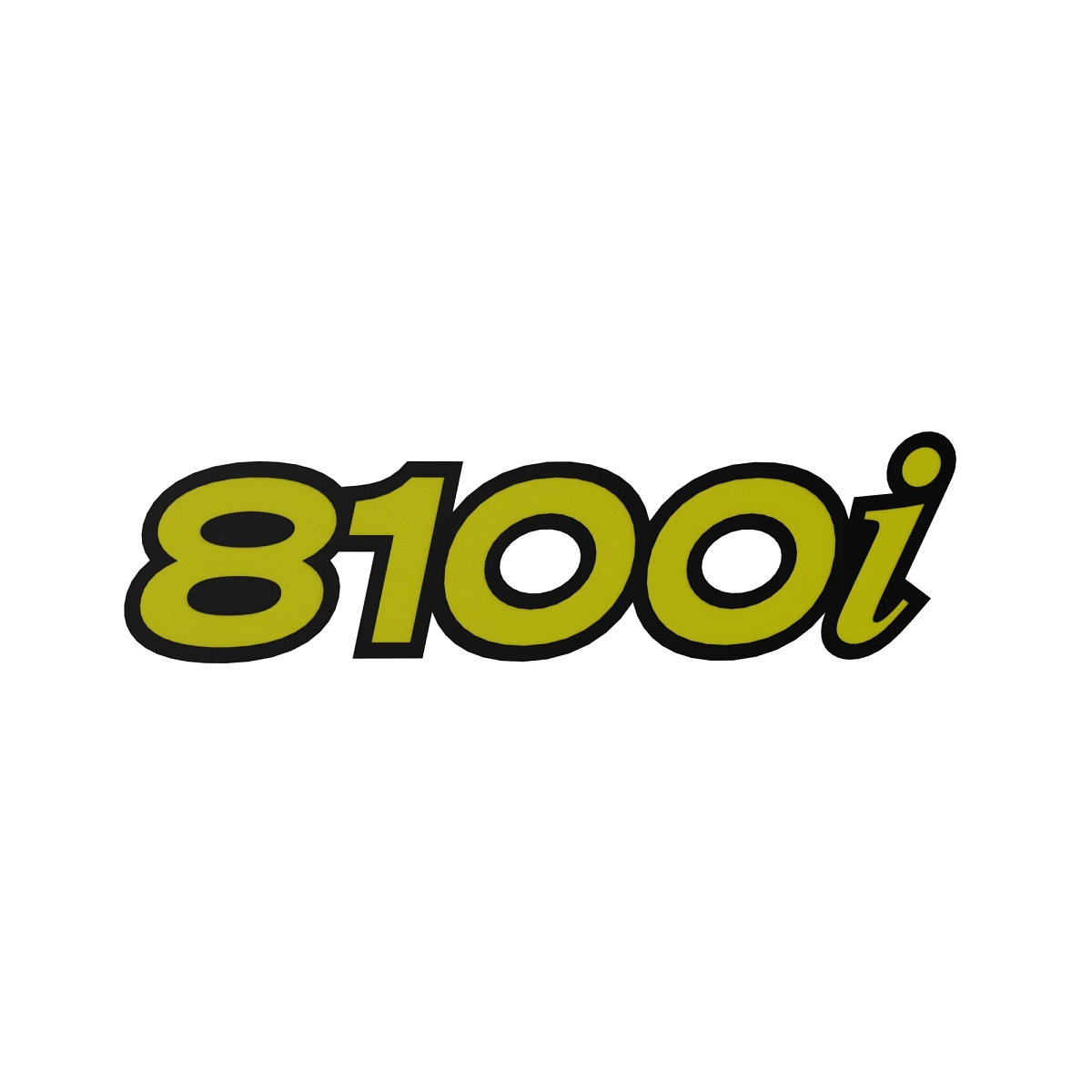 Label, Model 8100I / RH