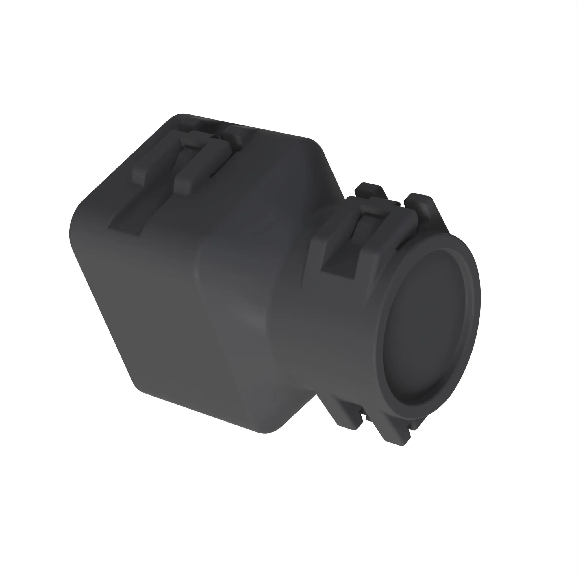 ACCY TYCO AS16 BACKSHELL BLK PLSTC