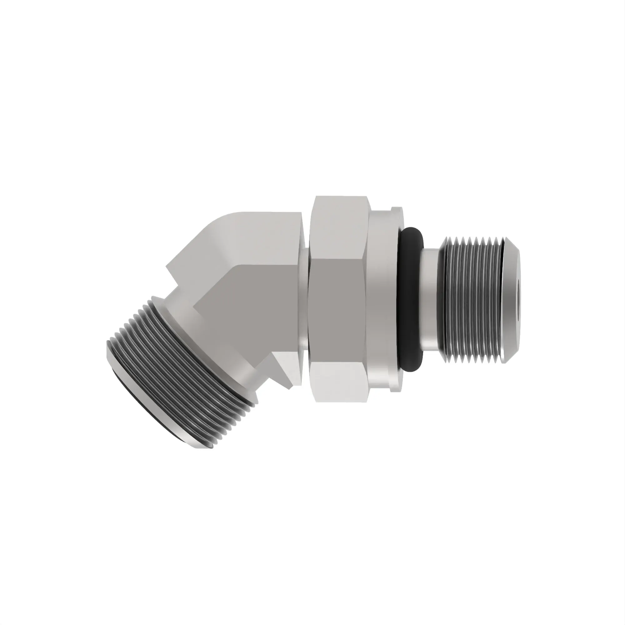 ADAPTER FITTING, 45 ADJ STUD ORFS -