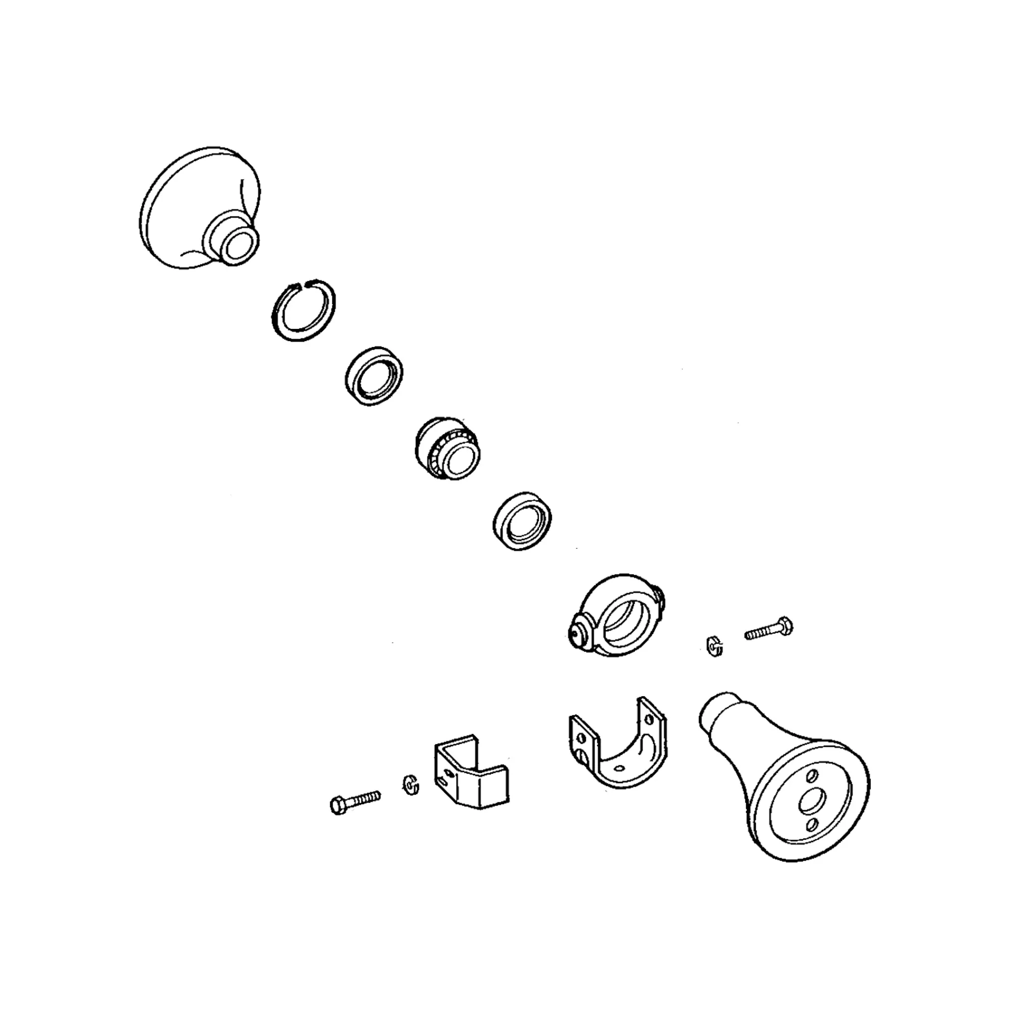 John Deere Disk Bearing Spool Assembly - AP30009