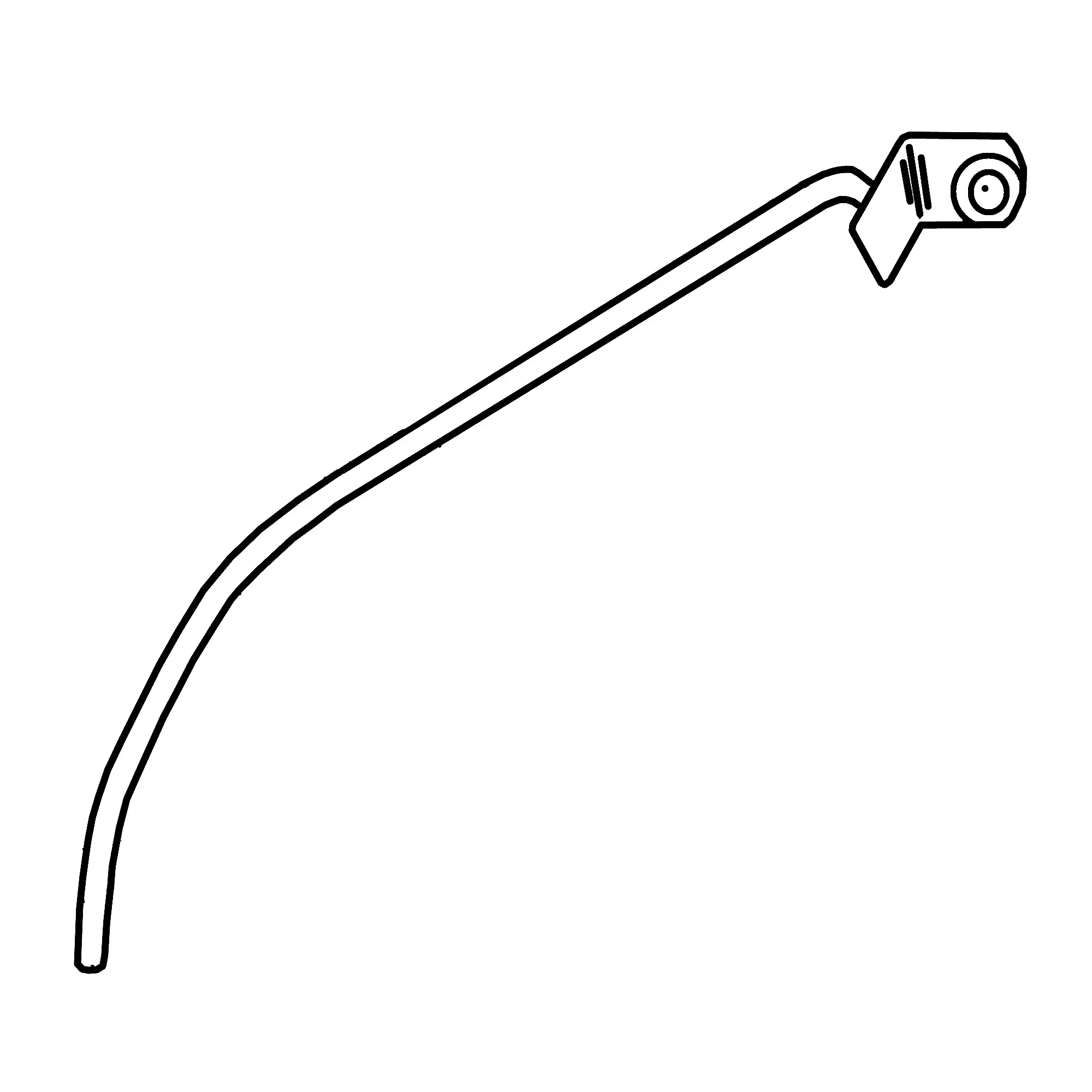 John Deere Row Trak Wiring Harness Rod - AZ50133