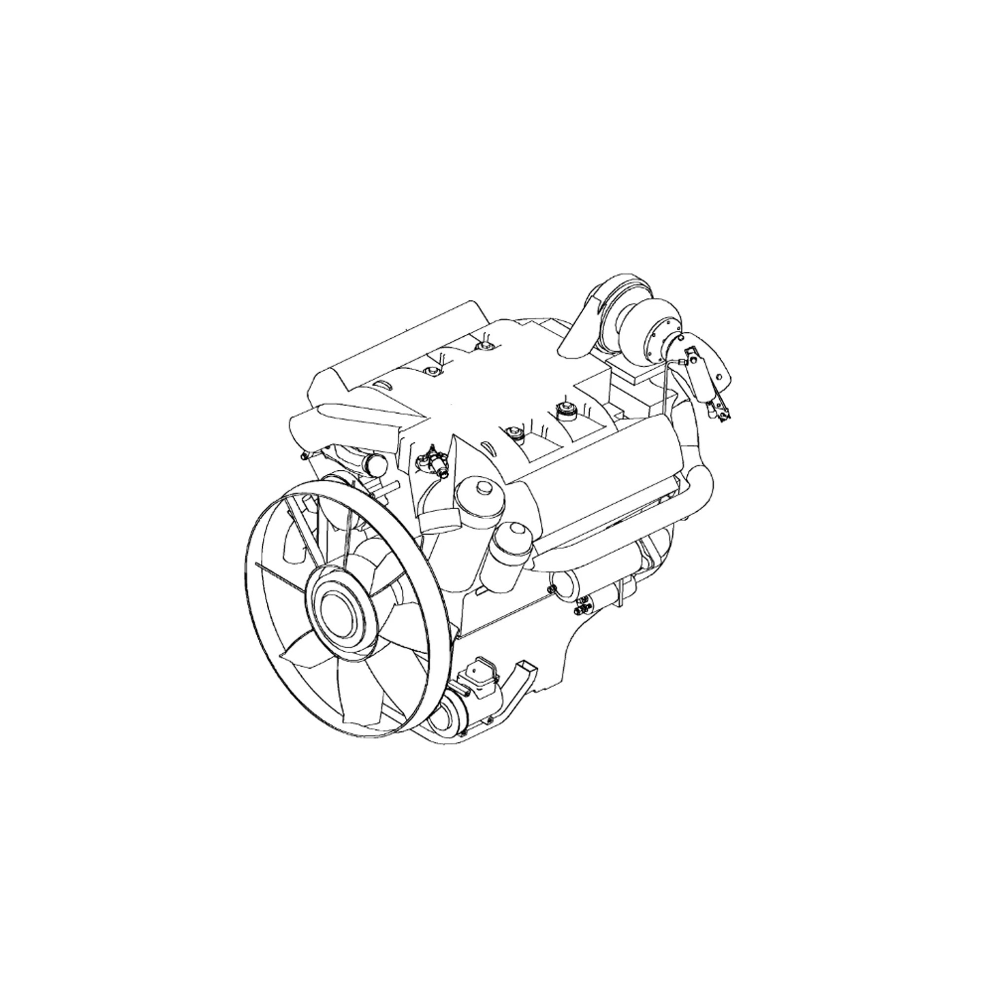 John Deere Reman REMAN Diesel Engine, MTU - SE501754